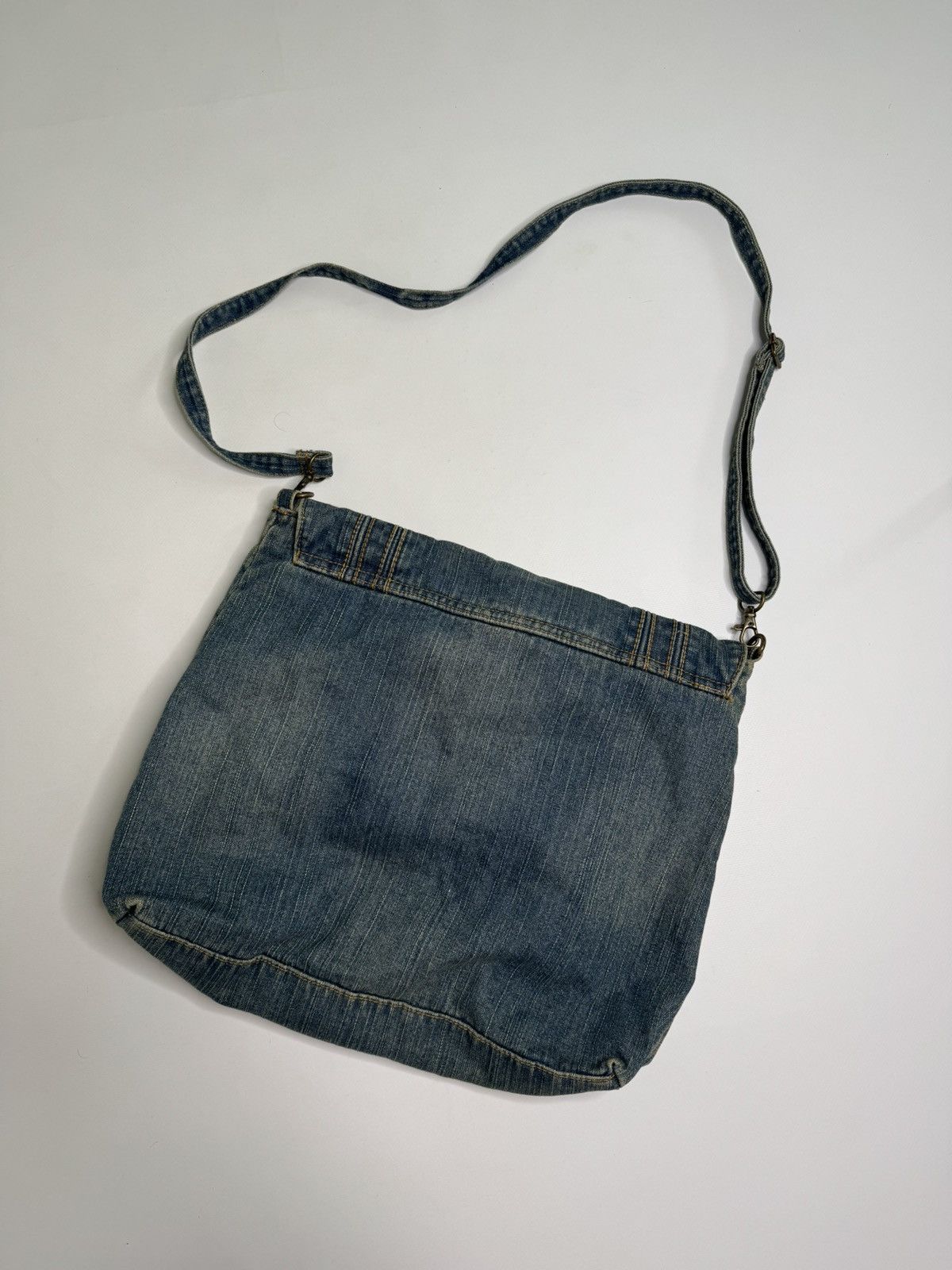Japanese Brand Vintage denim messenger bag if6was9 avant garde japanese 90s Size ONE SIZE - 6 Thumbnail