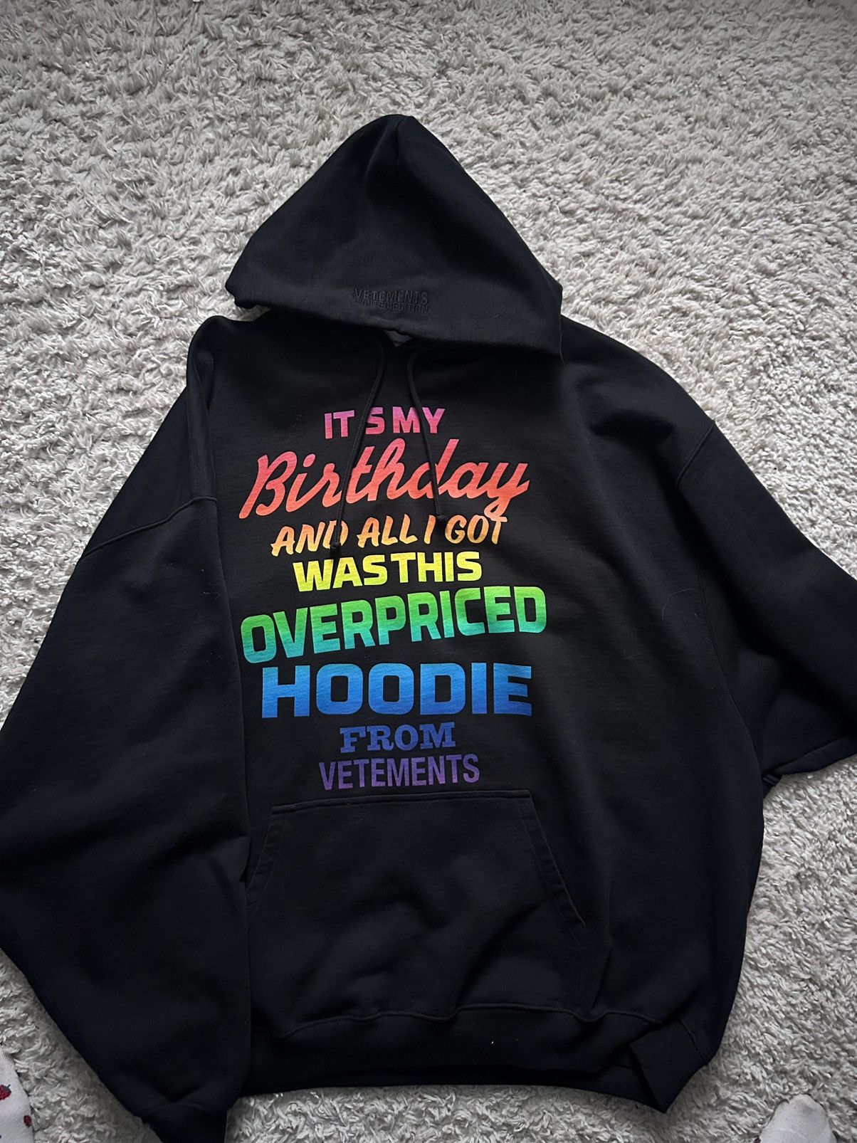 Vetements Birthday Hoodie