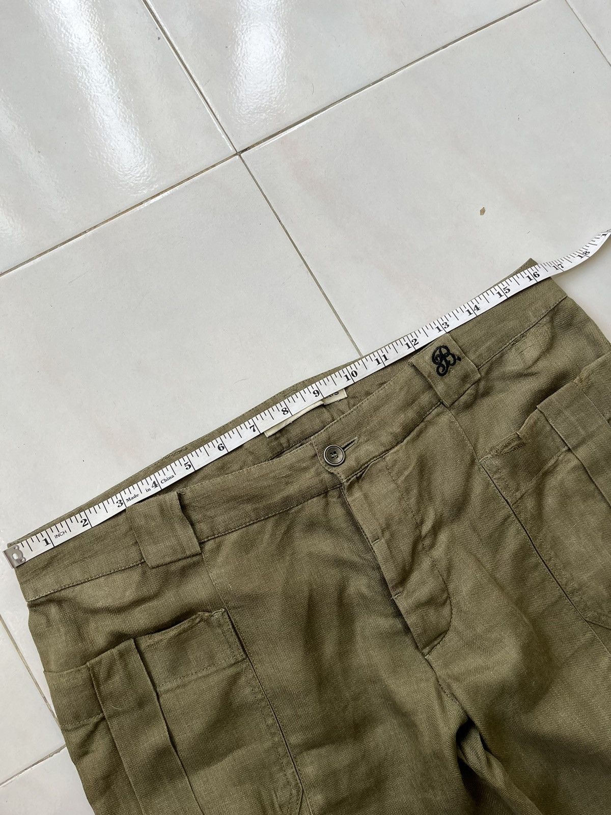 Balenciaga Balenciaga Bush Linen Pants Size 33" - 20 Thumbnail