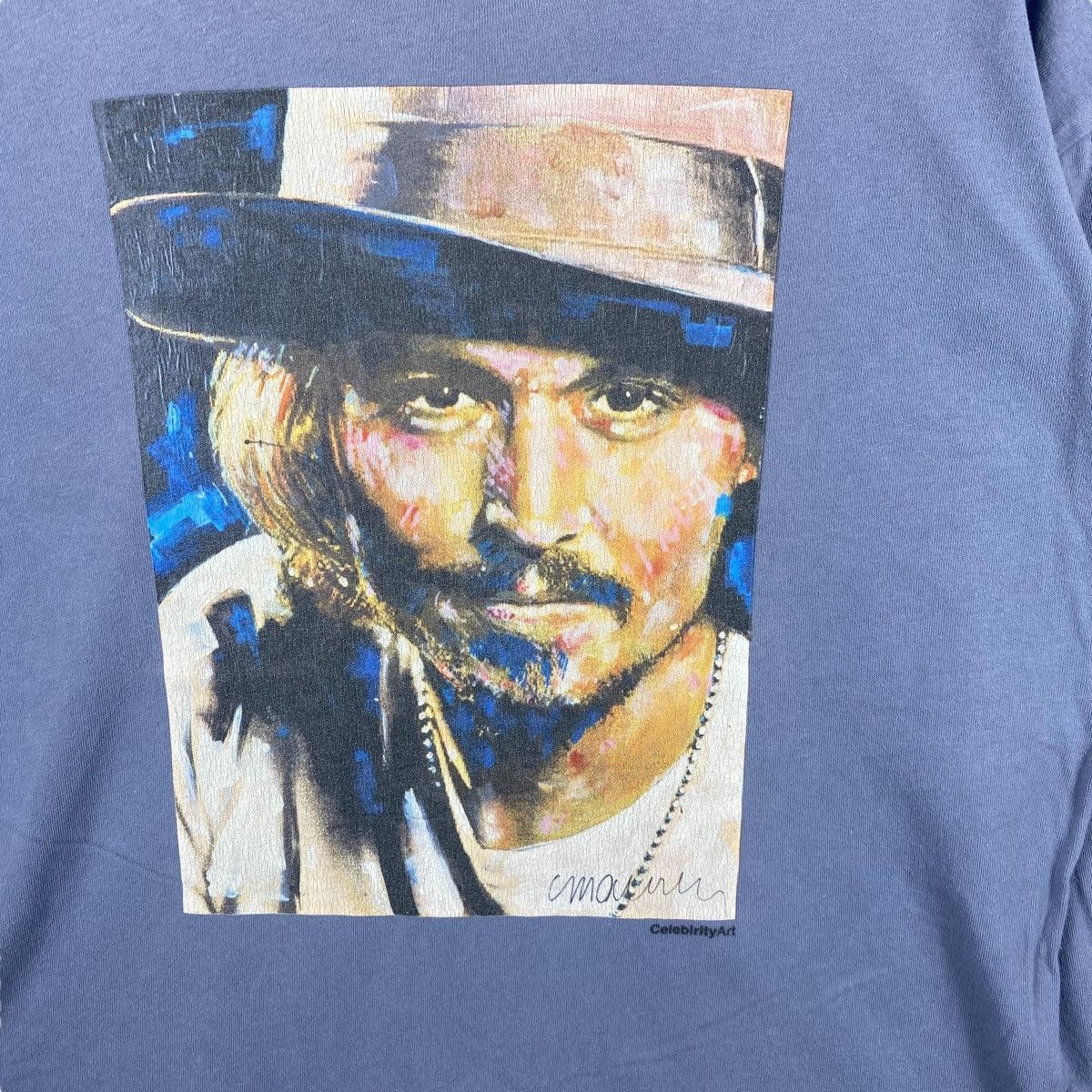 Other Celebirity Art Sid Maurer Johnny Depp Photography Faded Tee Size US L / EU 52-54 / 3 - 2 Thumbnail