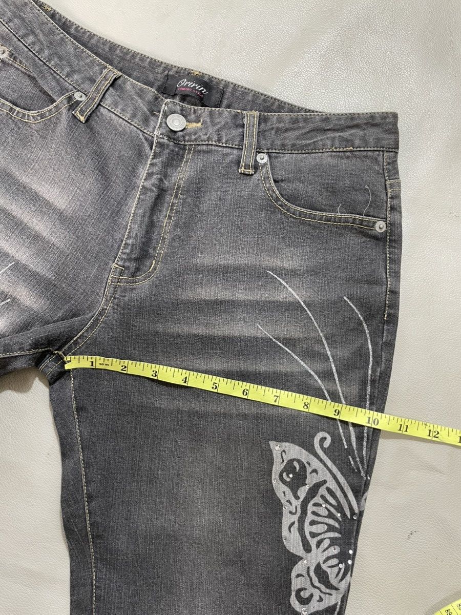 GOA Oririn Flare Jeans y2k Butterfly Printed Size US 28 / EU 44 - 9 Thumbnail