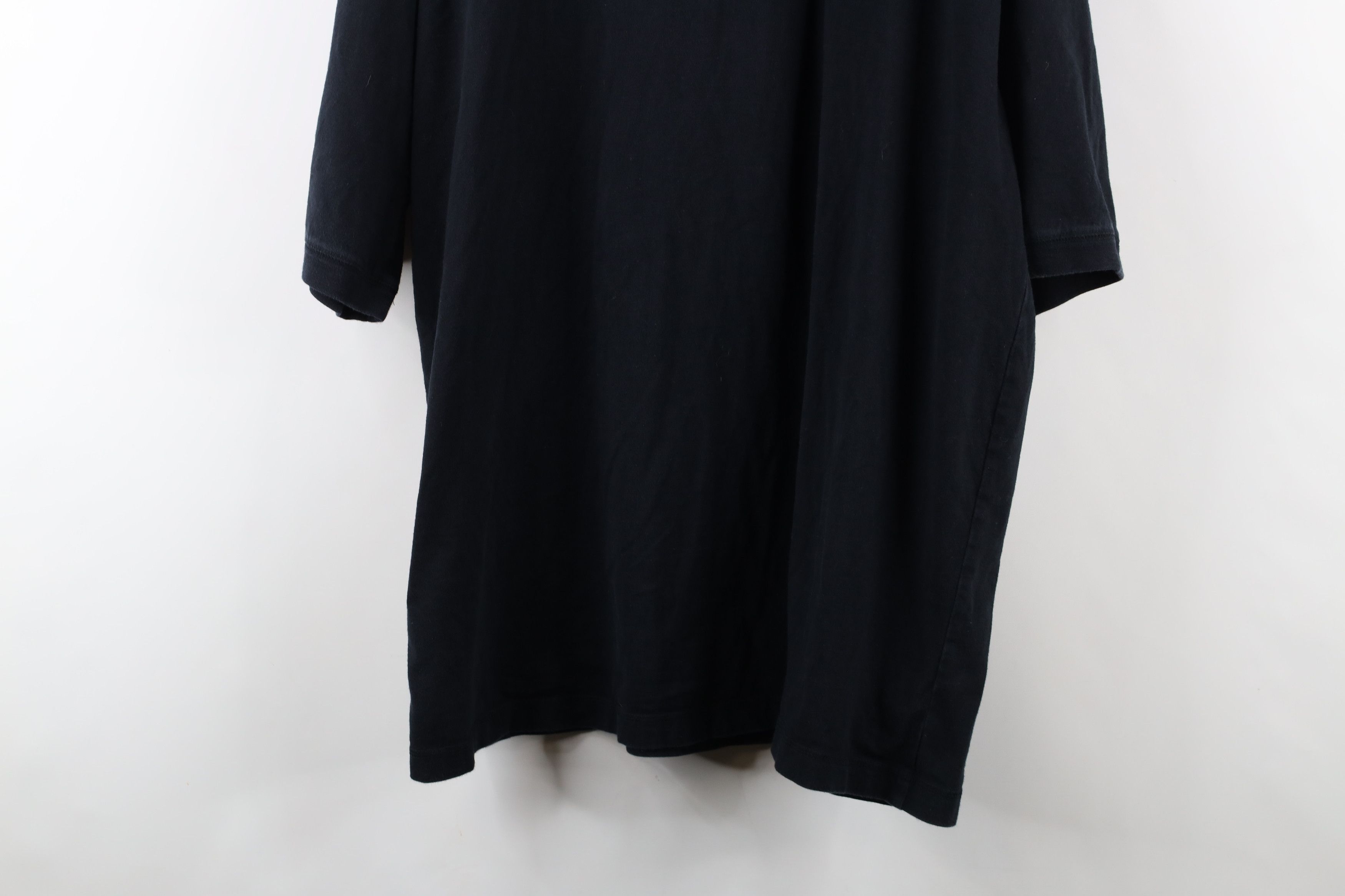 Vintage Vintage 90s Streetwear Short Sleeve Henley T-Shirt Black Size US XL / EU 56 / 4 - 12 Thumbnail