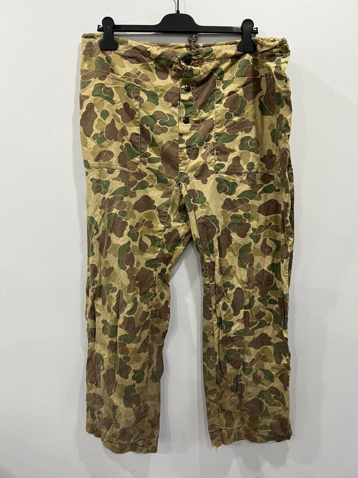 Vintage Vintage 90s Camo Button Shirt And Pants Set duck ideal Size US L / EU 52-54 / 3 - 8 Thumbnail
