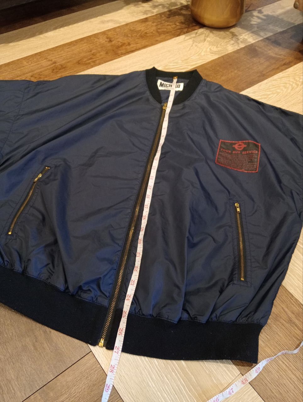 Michiko Koshino London MICHIKO KOSHINO LONDON SPELLOUT NYLON JACKET - FREE SIZE Size US L / EU 52-54 / 3 - 13 Thumbnail