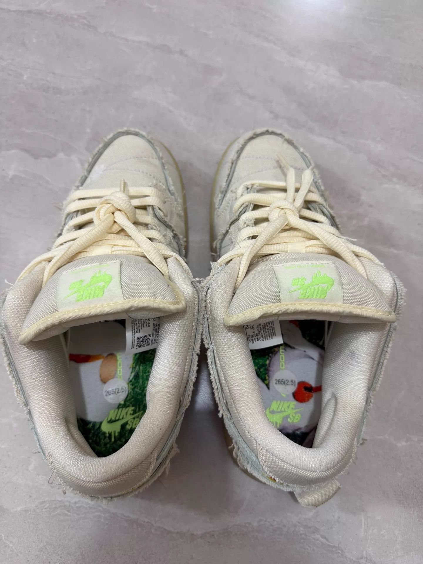 Nike Nike Dunk SB Mummy Halloween GlowPale Ivory Low 42 Size US 9 / EU 42 - 2 Thumbnail