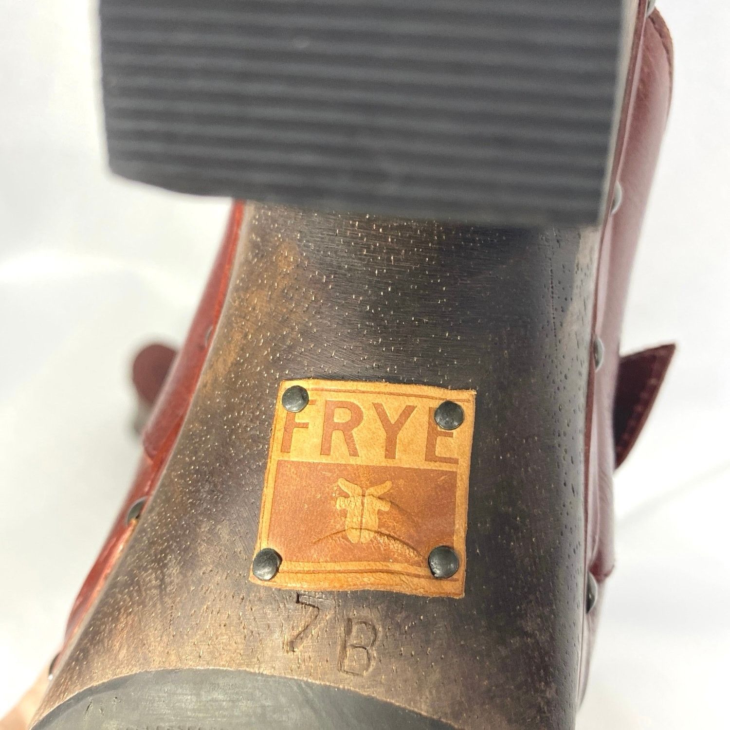 Frye Frye Ella Leather Clogs burg leather shearling women sz 7 Size US 7 / IT 37 - 7 Thumbnail