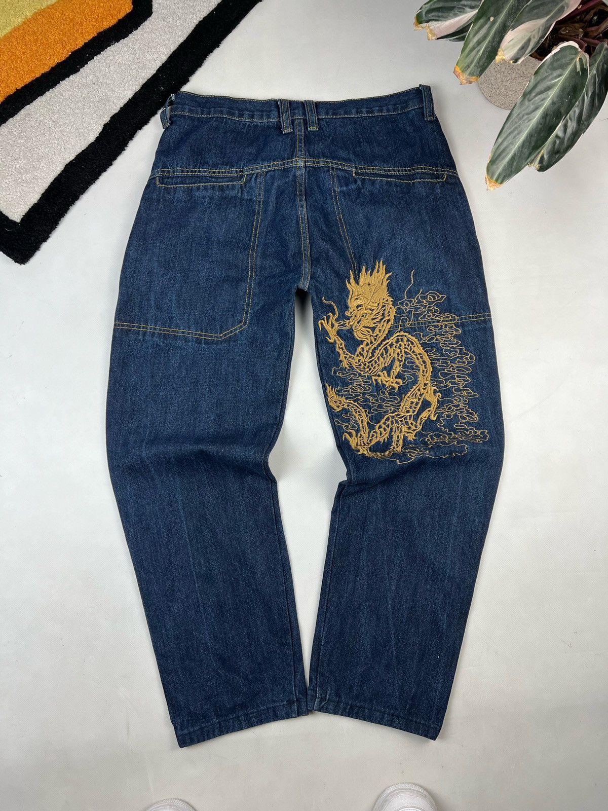 Japanese Brand × Vintage Japanese brand Dragon Pants jeans