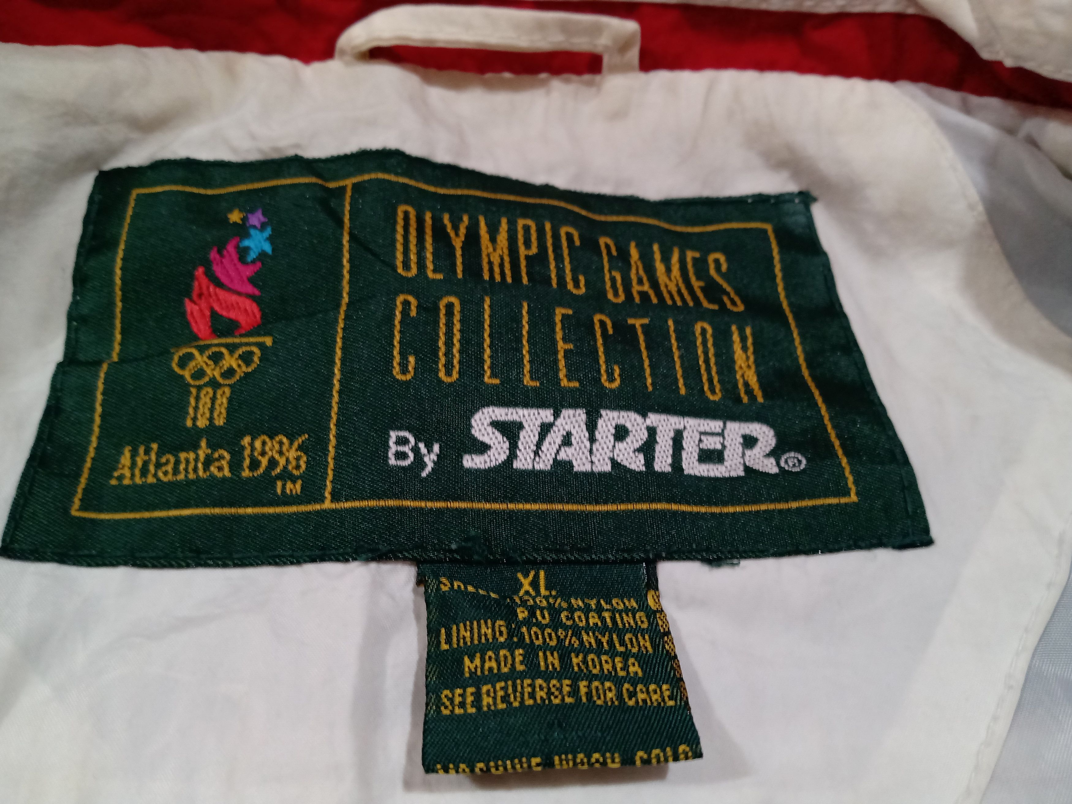 Starter × USA Olympics × Vintage Olympic 96 Atlanta Jacket Worn Sonny Duncan Vintage Starter Size US XL / EU 56 / 4 - 5 Thumbnail