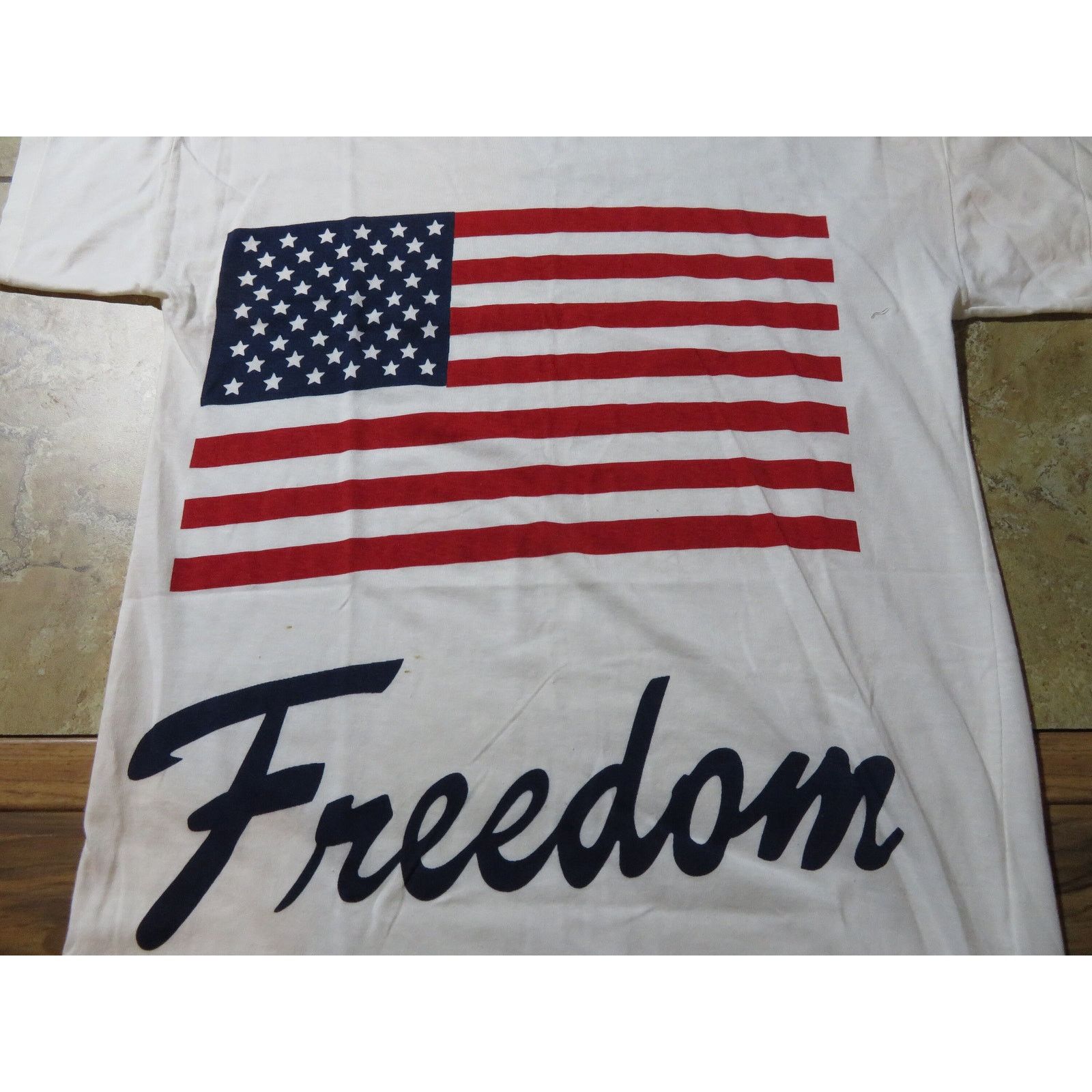 Other Flirts American Flag Freedom Sleeper T-shirt Sz L-XL New 90s Size L / US 10 / IT 46 - 2 Thumbnail