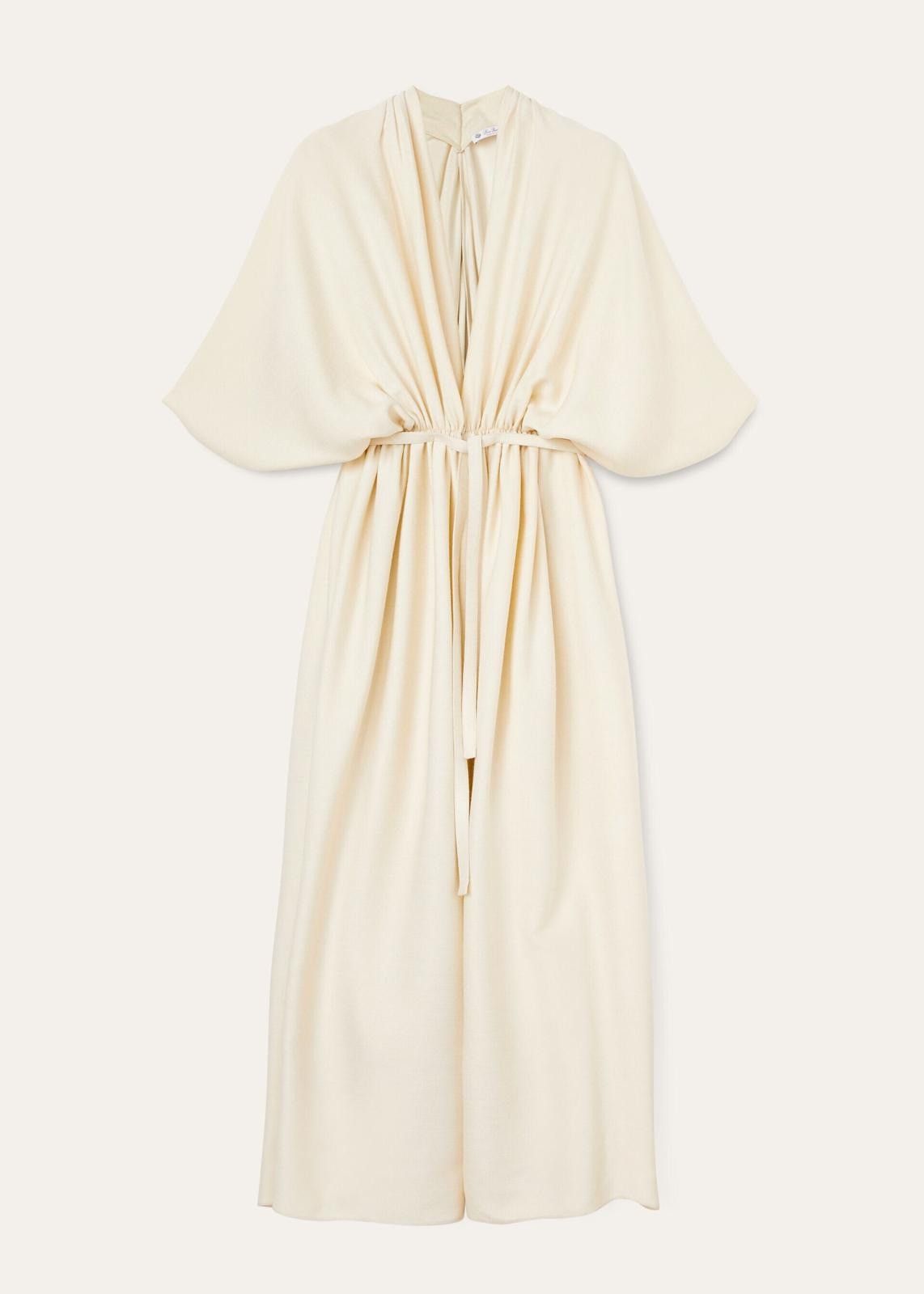 Loro Piana o1srvl11e0525 FAN8314 Dustin Coat in Cream Size XS / US 0-2 / IT 36-38 - 1 Thumbnail