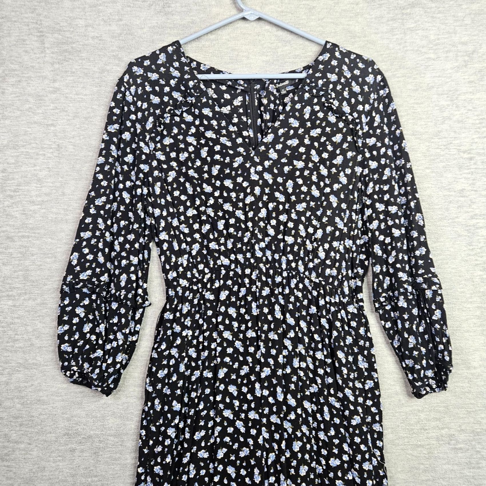 Madewell Madewell Jumpsuit Women’s Floral Ruffle-Sleeve Tie-Waist Size M Size 32" / US 10 / IT 46 - 4 Thumbnail