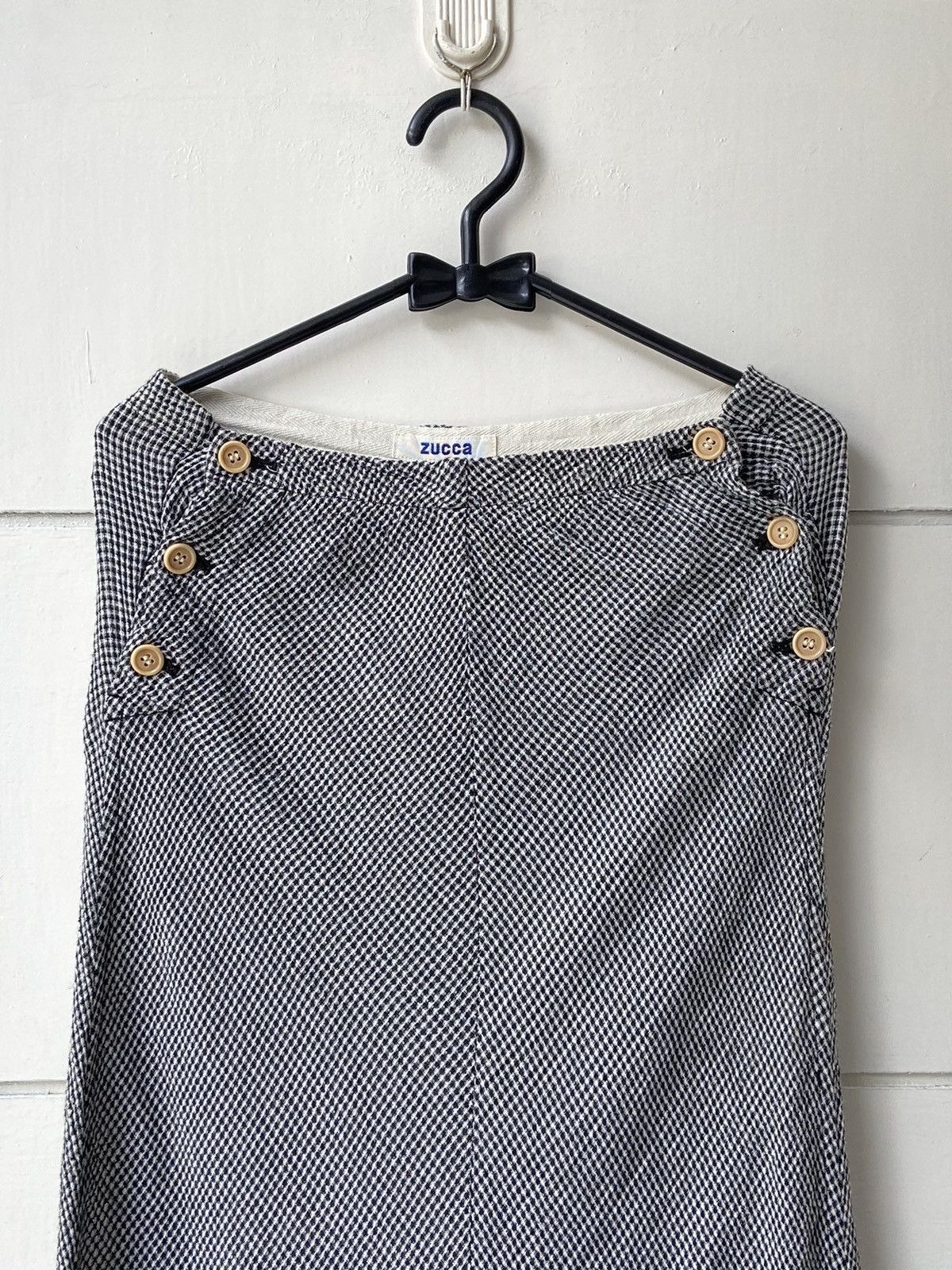 CABANE de ZUCCa × Issey Miyake × Zucca ZUCCA Motive Midi Skirt Size 22" - 10 Thumbnail