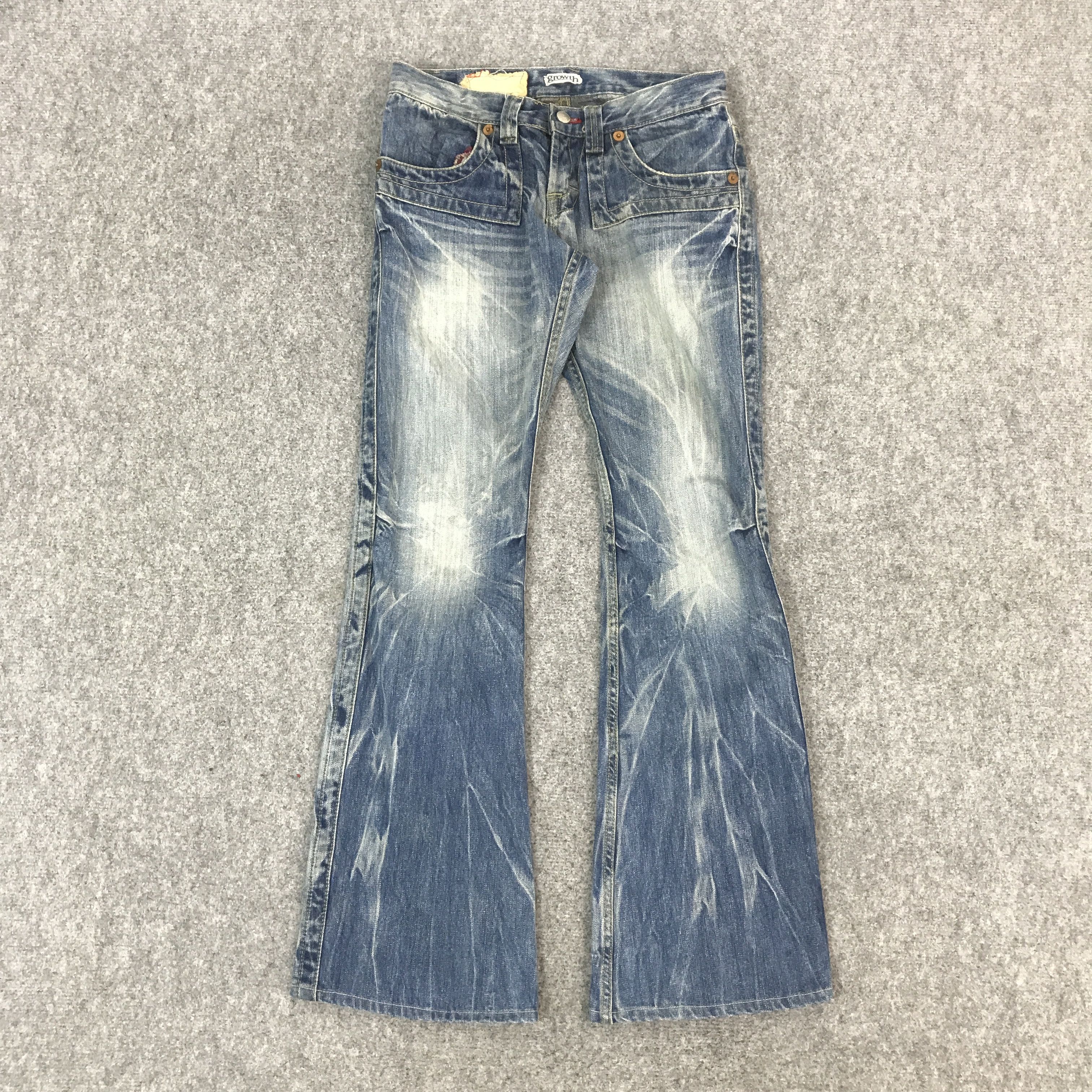 In The Attic FLARE IN THE ATTIC IFSIXWASNINE BOOTCUT DENIM JEANS PANTS Size US 28 / EU 44 - 1 Thumbnail