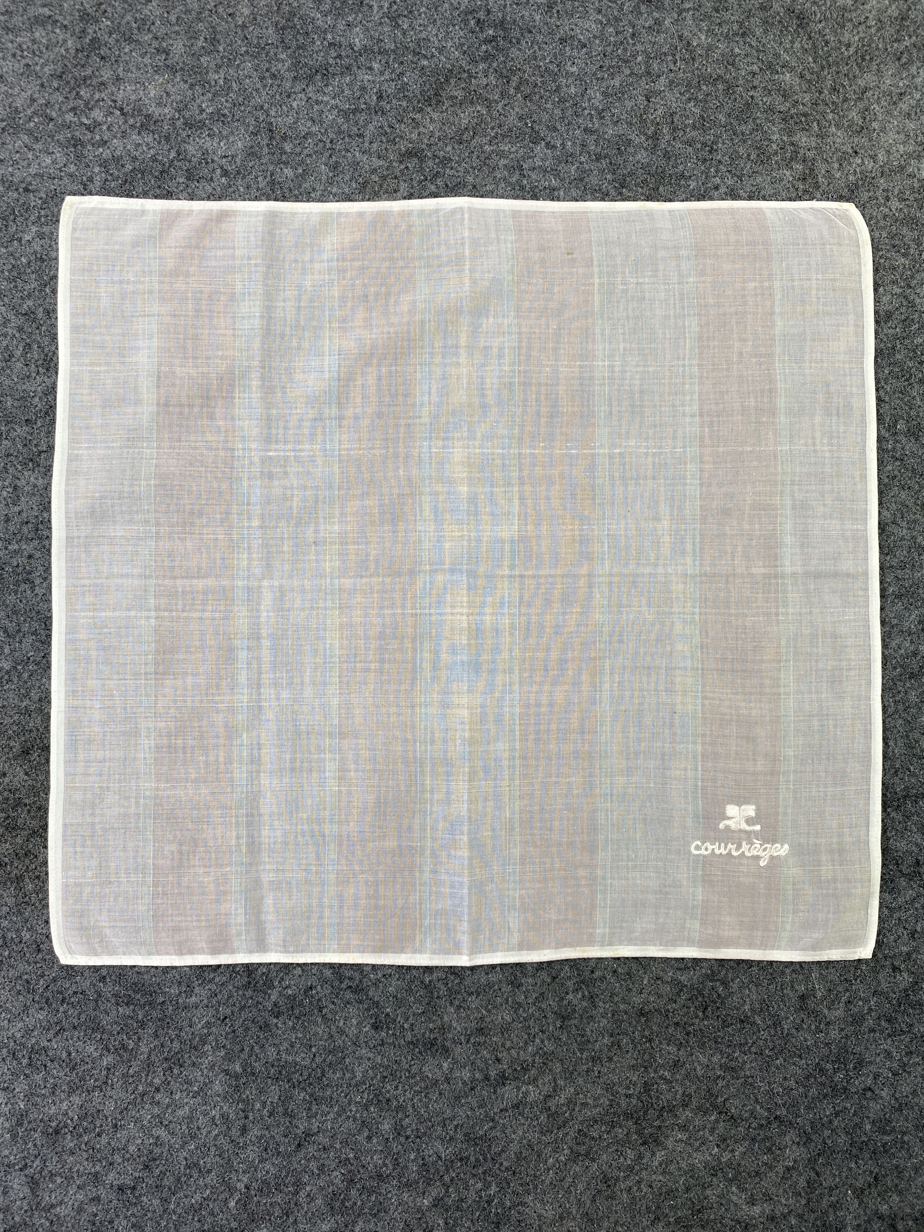 Courreges Courreges Handkerchief Neckerchief Bandana -B331 Size ONE SIZE - 3 Thumbnail