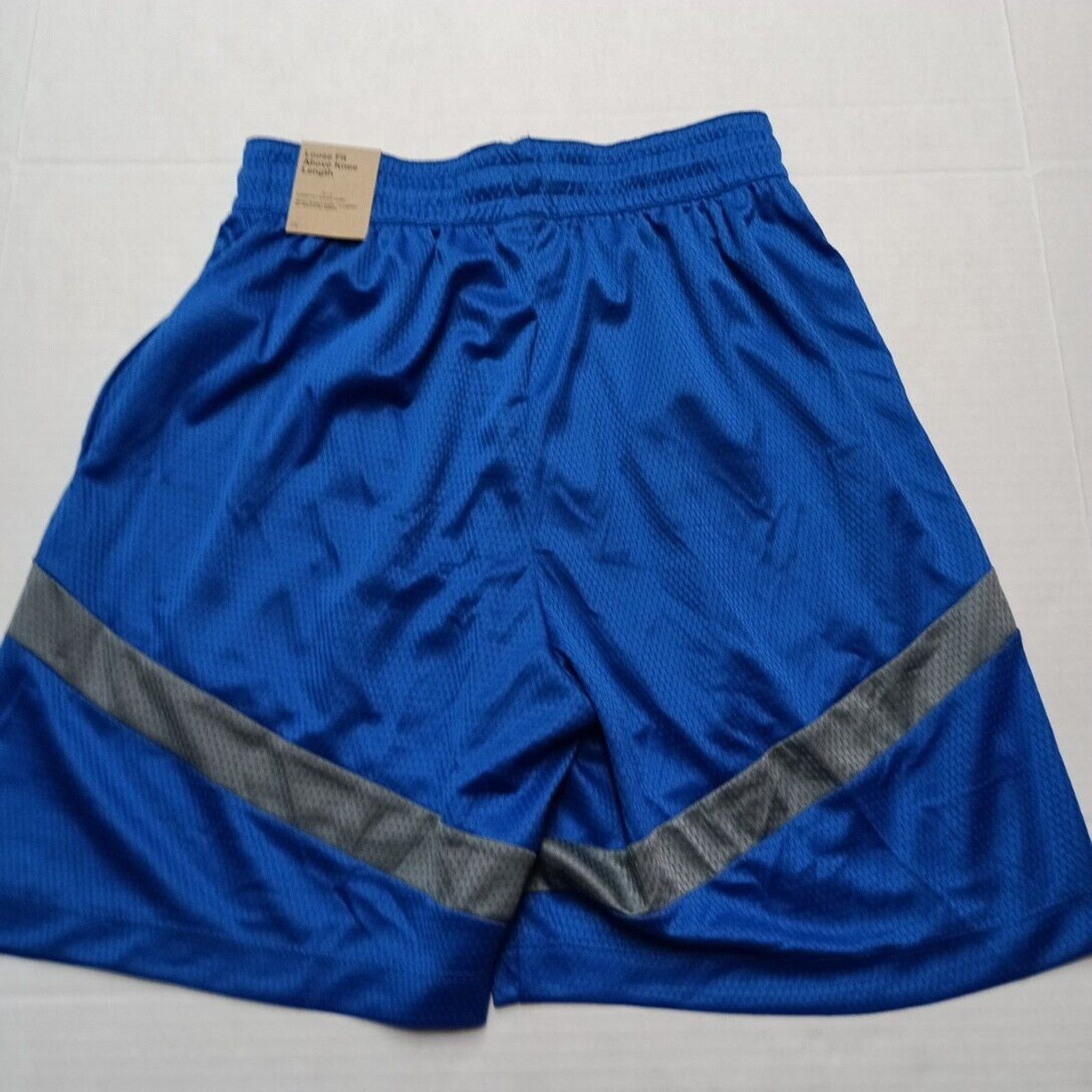 Nike Mens Nike Loose Fit Above Knee Basketball Shorts Size S Blue Size US 26 / EU 42 - 7 Thumbnail