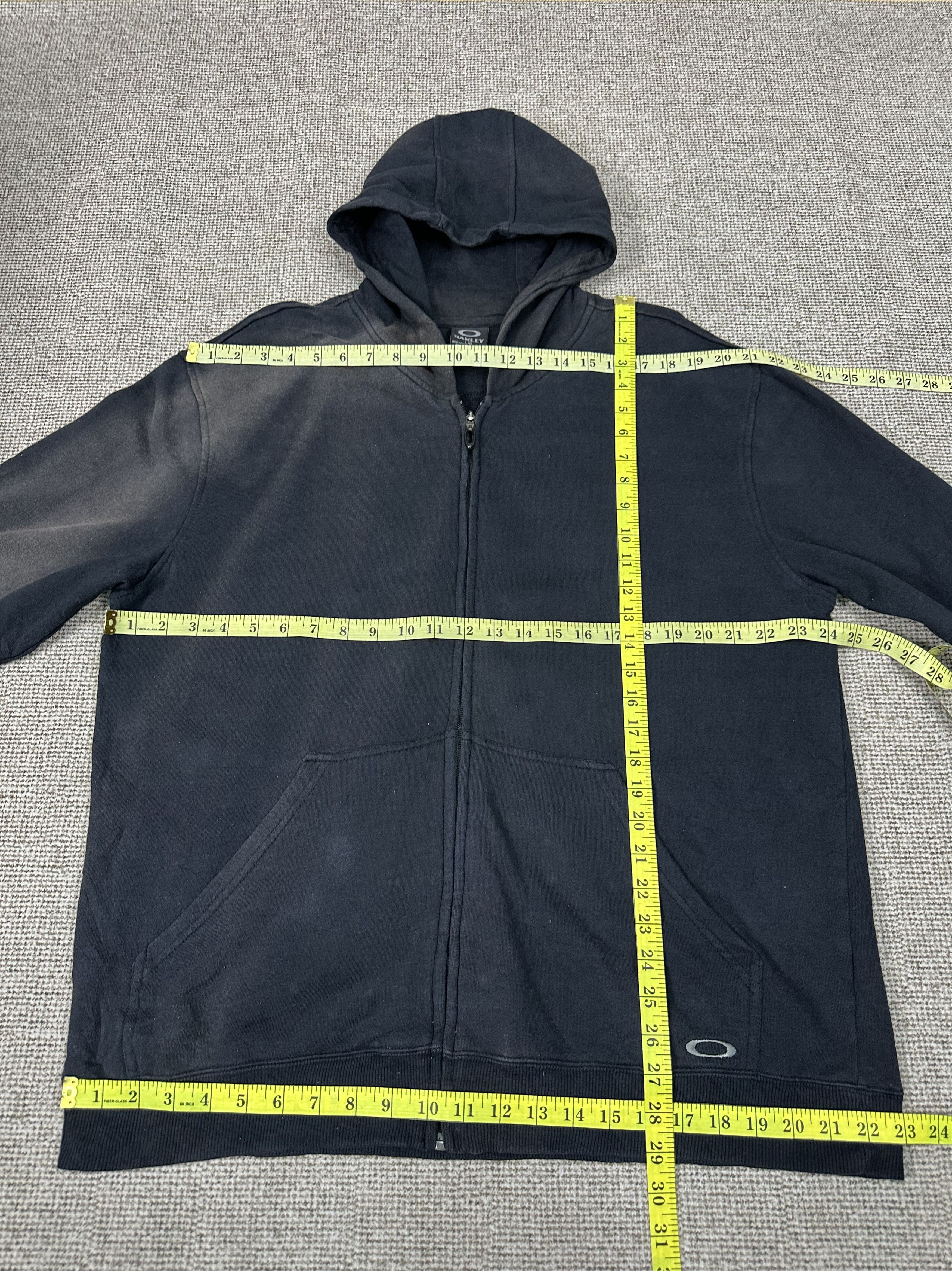Oakley Vintage Oakley Sunfaded Zipper Hoodie Z441 Size US L / EU 52-54 / 3 - 6 Thumbnail