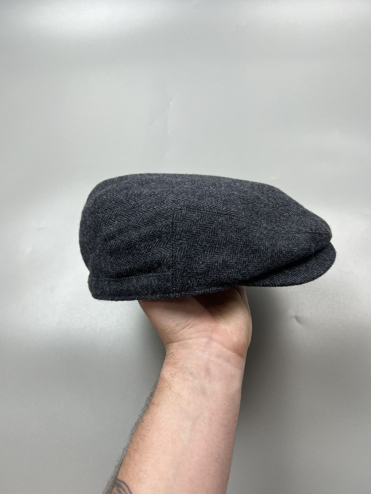 Barbour Barbour Wool Flat Cap Hat (Y0477) Size ONE SIZE - 6 Thumbnail