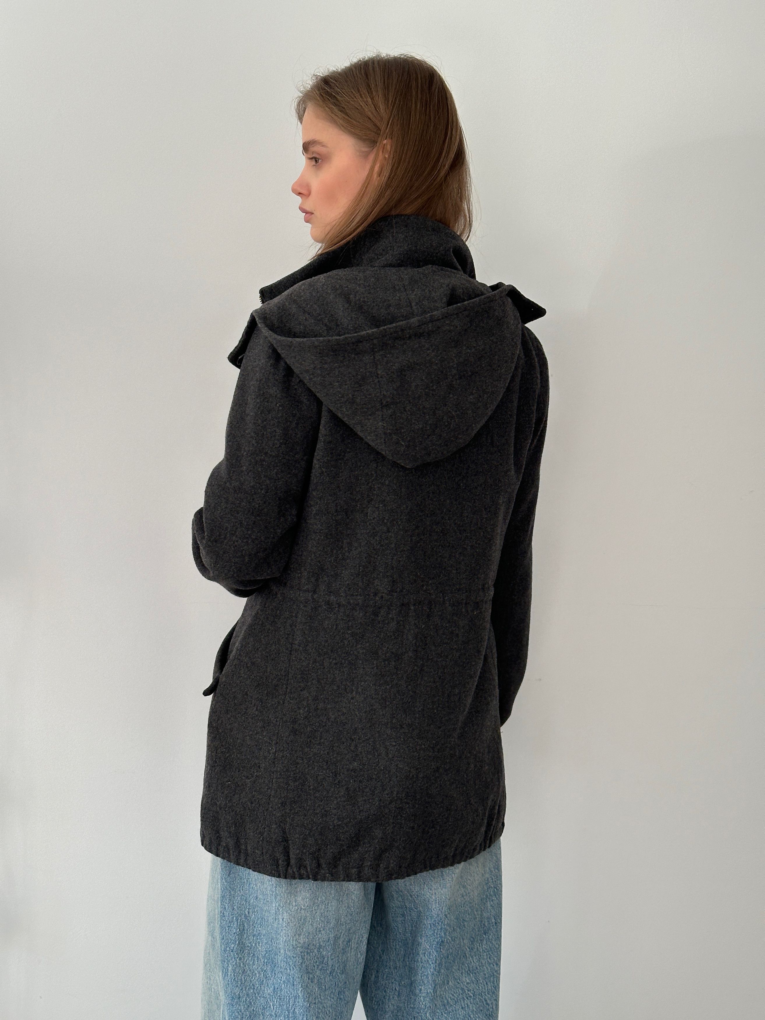 Armani Exchange Armani Exchange Wool Coat Jacket Size S / US 4 / IT 40 - 3 Thumbnail