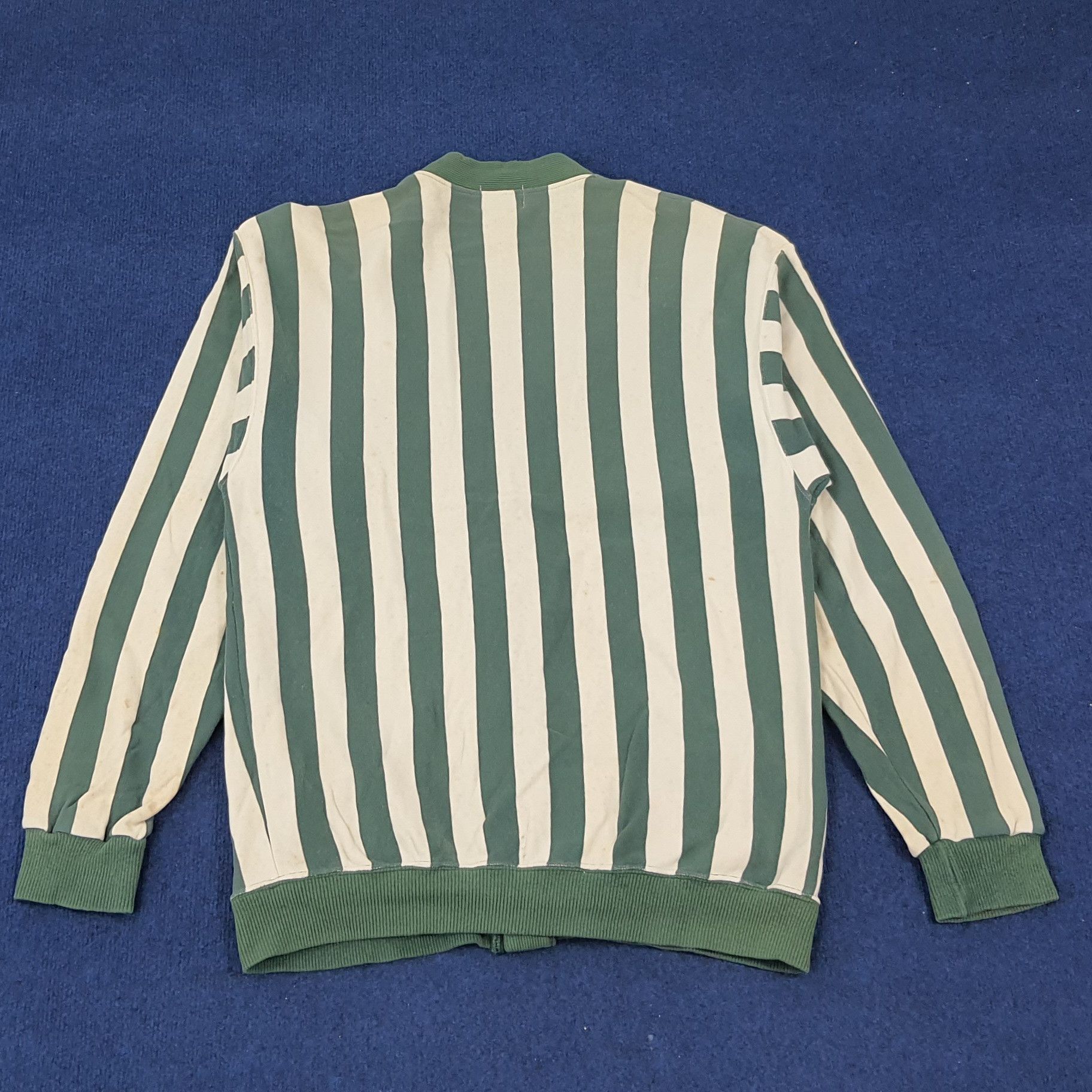 Designer × Vintage Vintage Peter House Work Play Striped Cardigans Size US M / EU 48-50 / 2 - 2 Thumbnail