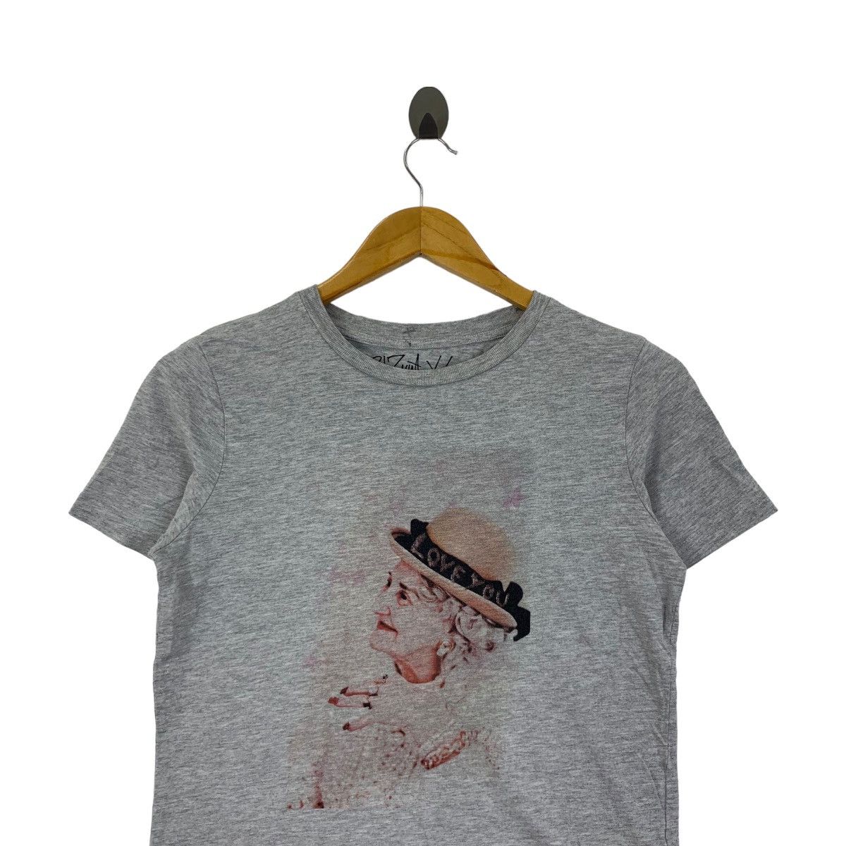 Vintage PHOTOFOLIO GU x 217 NINA Collaboration Tee Shirt Top Life Size XS / US 0-2 / IT 36-38 - 2 Thumbnail