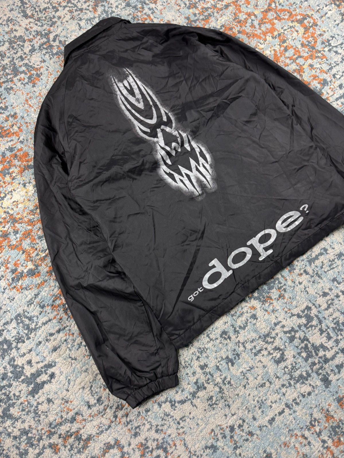 Vintage Ultra Rare Vintage 90s Dope metal band tribal graphic jacket Size US S / EU 44-46 / 1 - 3 Thumbnail
