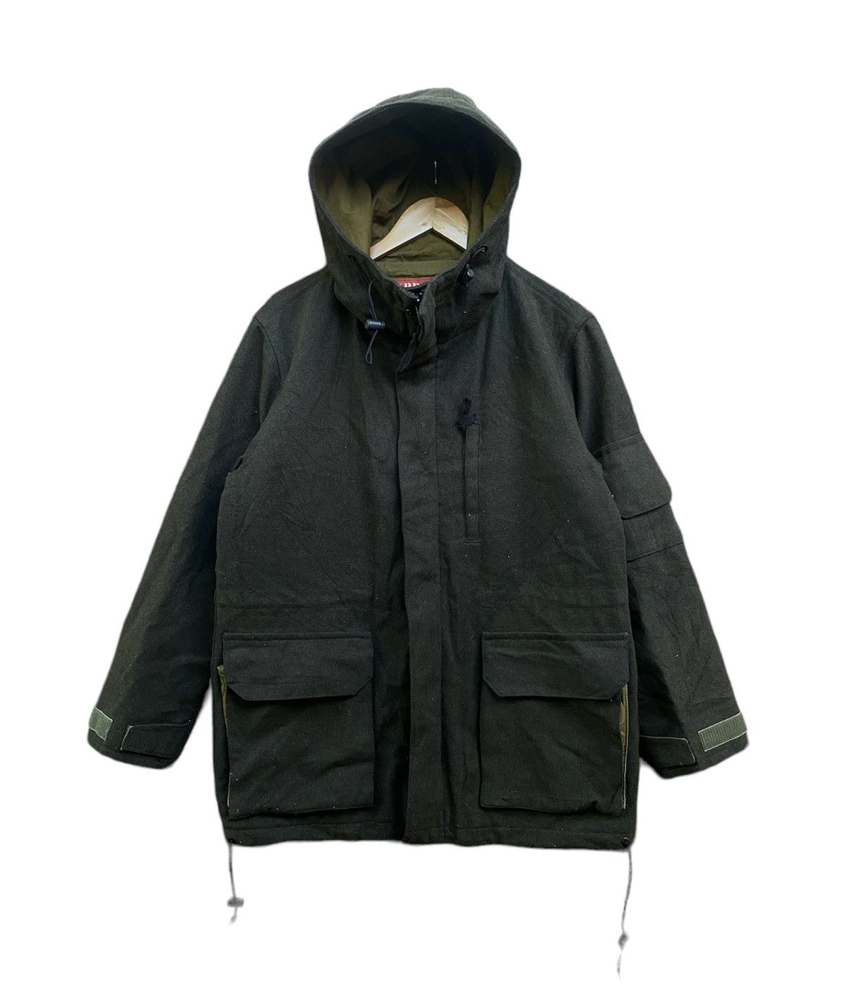 Vintage Vintage Fabrigant RRNA Hooded jacket Size US L / EU 52-54 / 3 - 1 Thumbnail