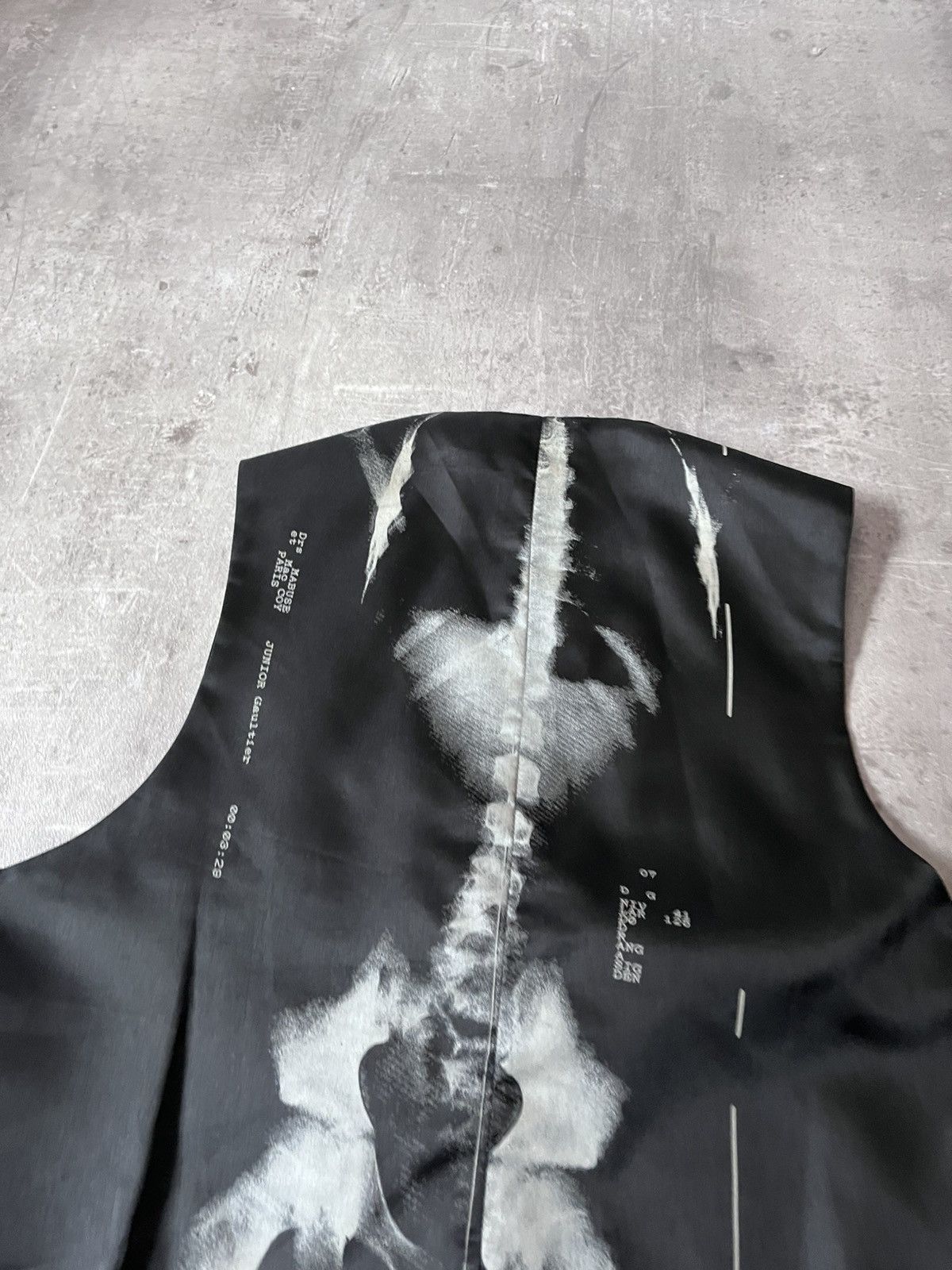 Jean Paul Gaultier Jean Paul Gaultier Junior S/S 1990 X-Ray reversible vest Size US L / EU 52-54 / 3 - 9 Thumbnail