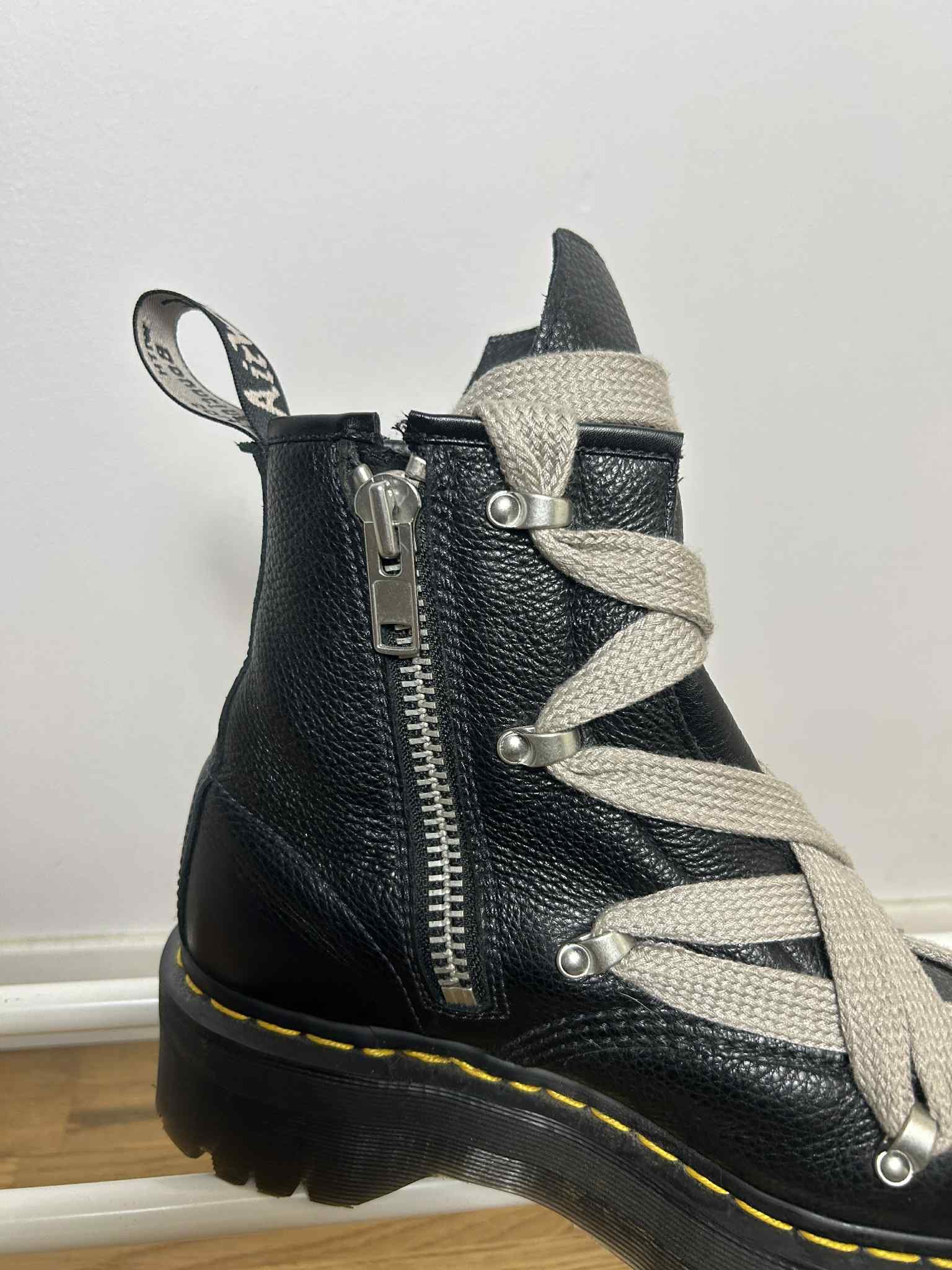 Dr. Martens × Rick Owens rick owens x dr. martens 1460 quad sole pentagram jumbo lace Size US 7 / EU 40 - 4 Thumbnail