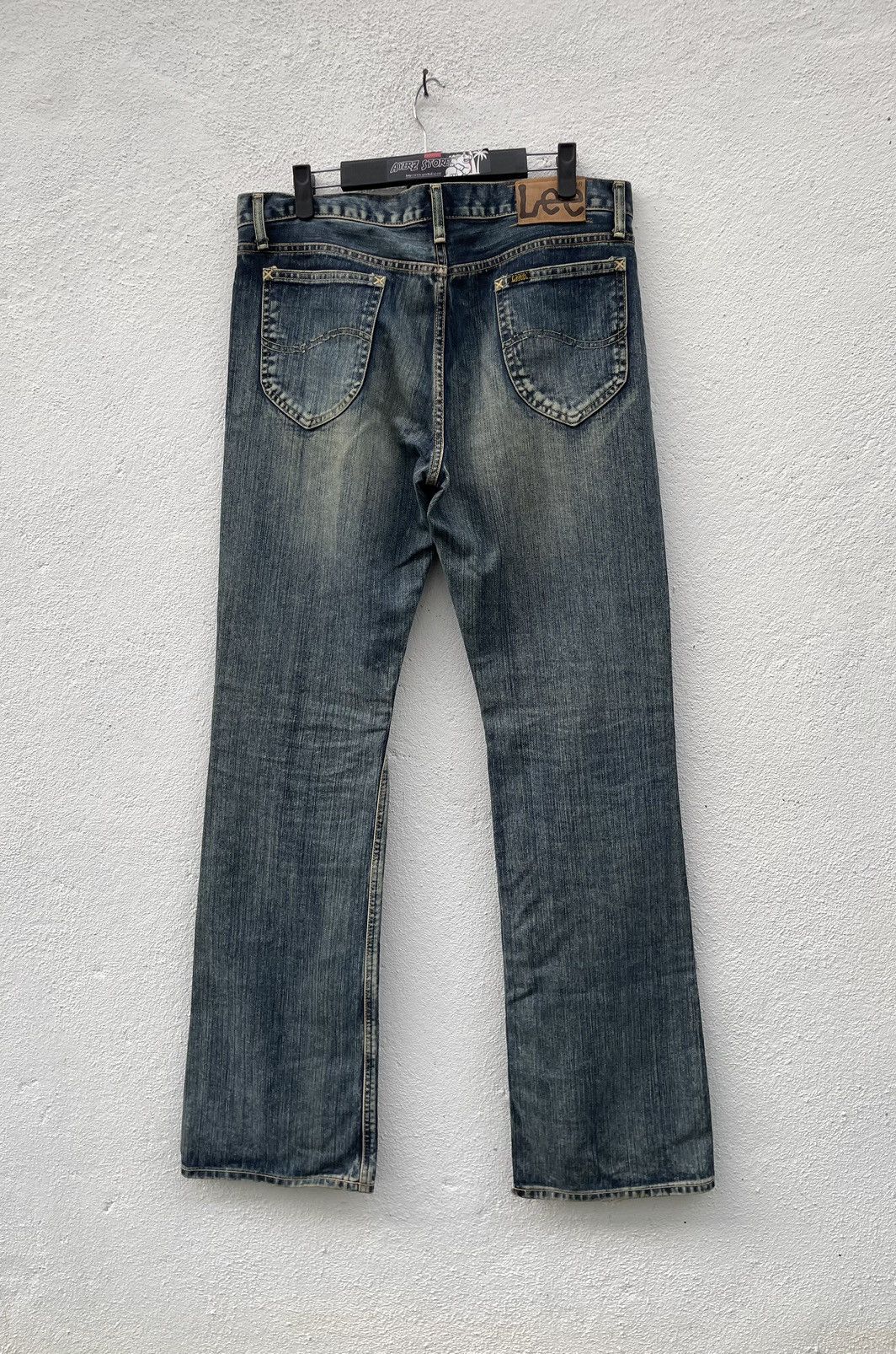 Lee Vintage Y2K Lee Rider Flare Denim Jeans Size US 35 - 10 Thumbnail