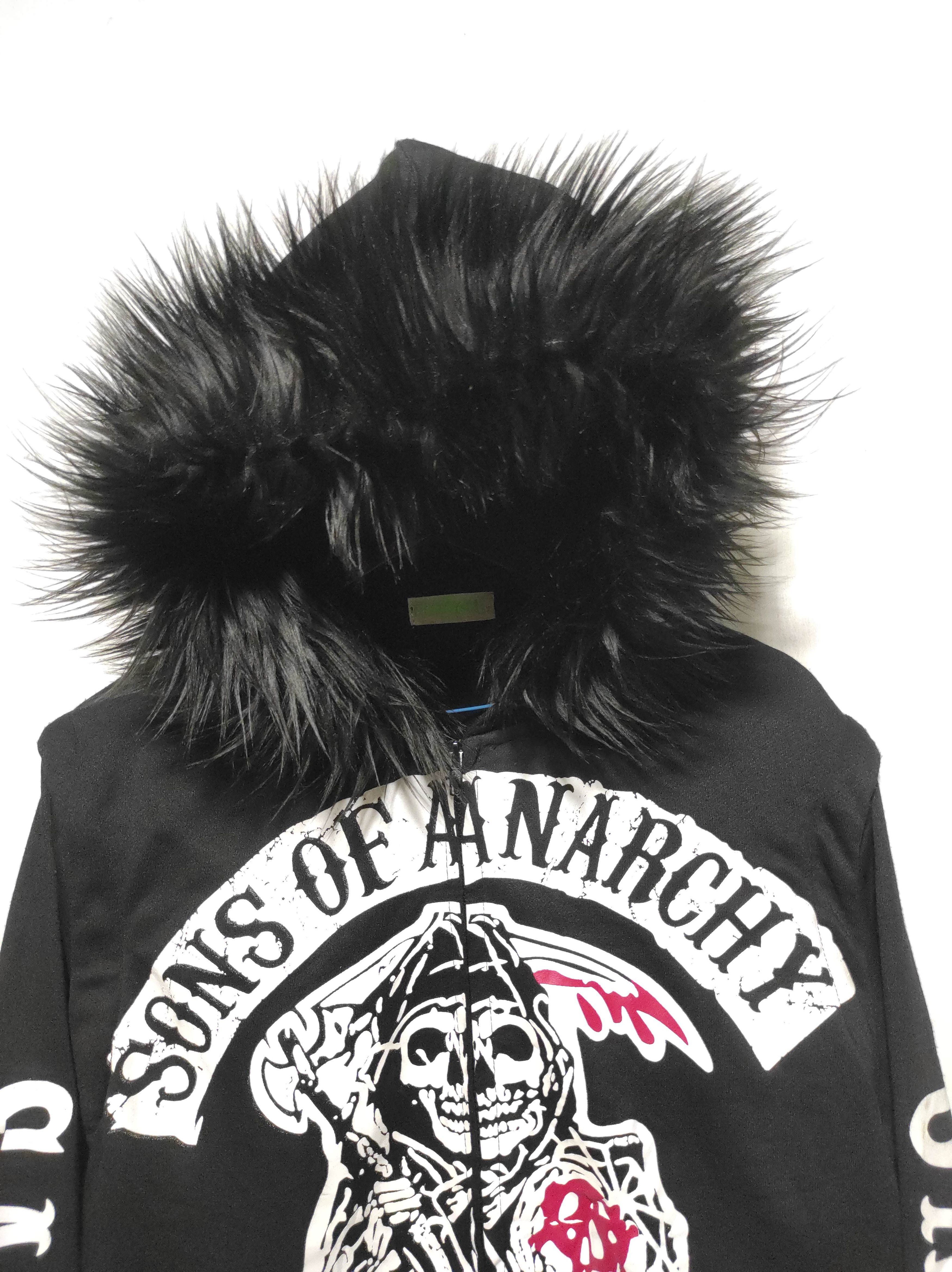 Japanese Brand Sons of A Anarchy California zip fur hoodie vest Size US S / EU 44-46 / 1 - 4 Thumbnail