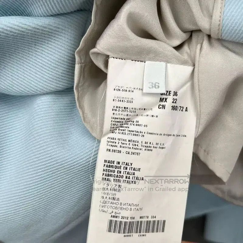Miu Miu Miu Miu Blue Women's Coat Size S . Size S / US 4 / IT 40 - 7 Thumbnail