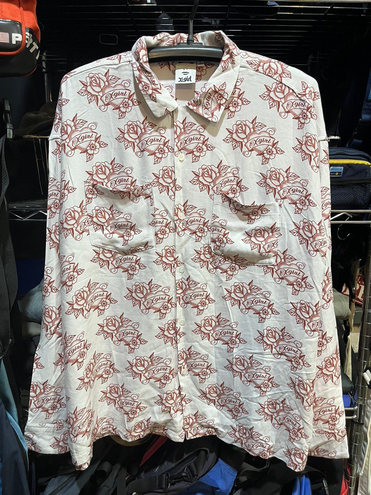 X-LARGE X-GIRL Rose OS Tattoo Shirt Long-Sleeve Size US S / EU 44-46 / 1 - 1 Thumbnail