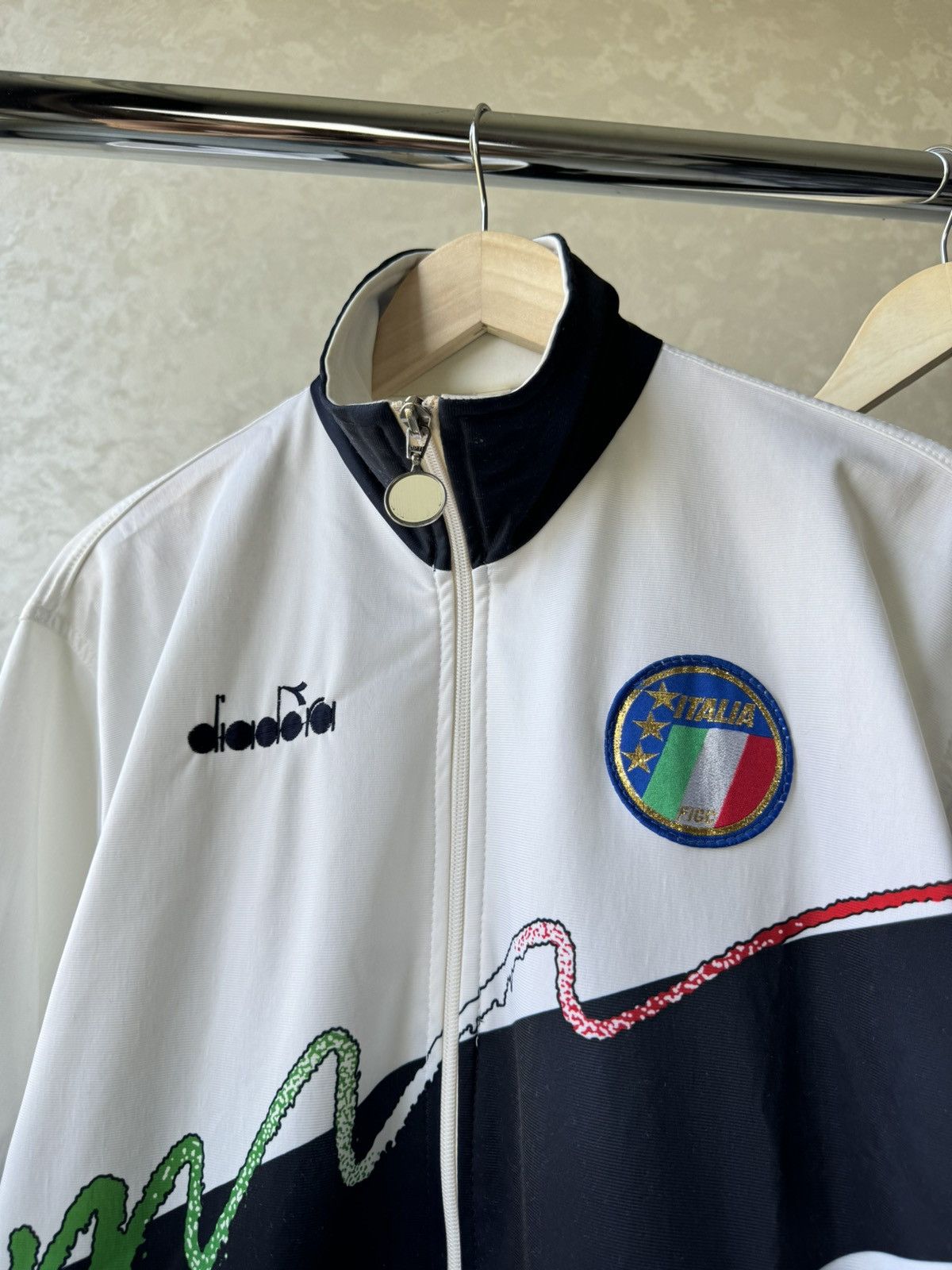 Diadora × Vintage Diadora Italy Vintage 1990 Soccer Track Suit Size US S / EU 44-46 / 1 - 5 Thumbnail