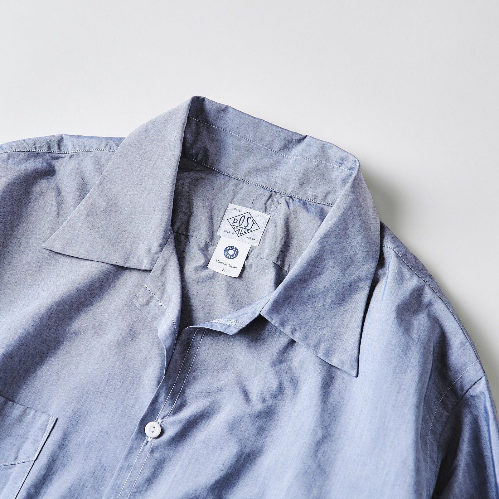 Post Overalls 3211-FC NEUTRA 3 : feather chambray indigo Size US M / EU 48-50 / 2 - 10 Thumbnail