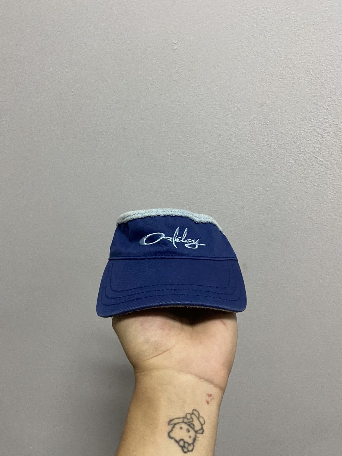 Oakley Oakley visor Cap Vintage Logo Style tennis Size ONE SIZE - 4 Thumbnail
