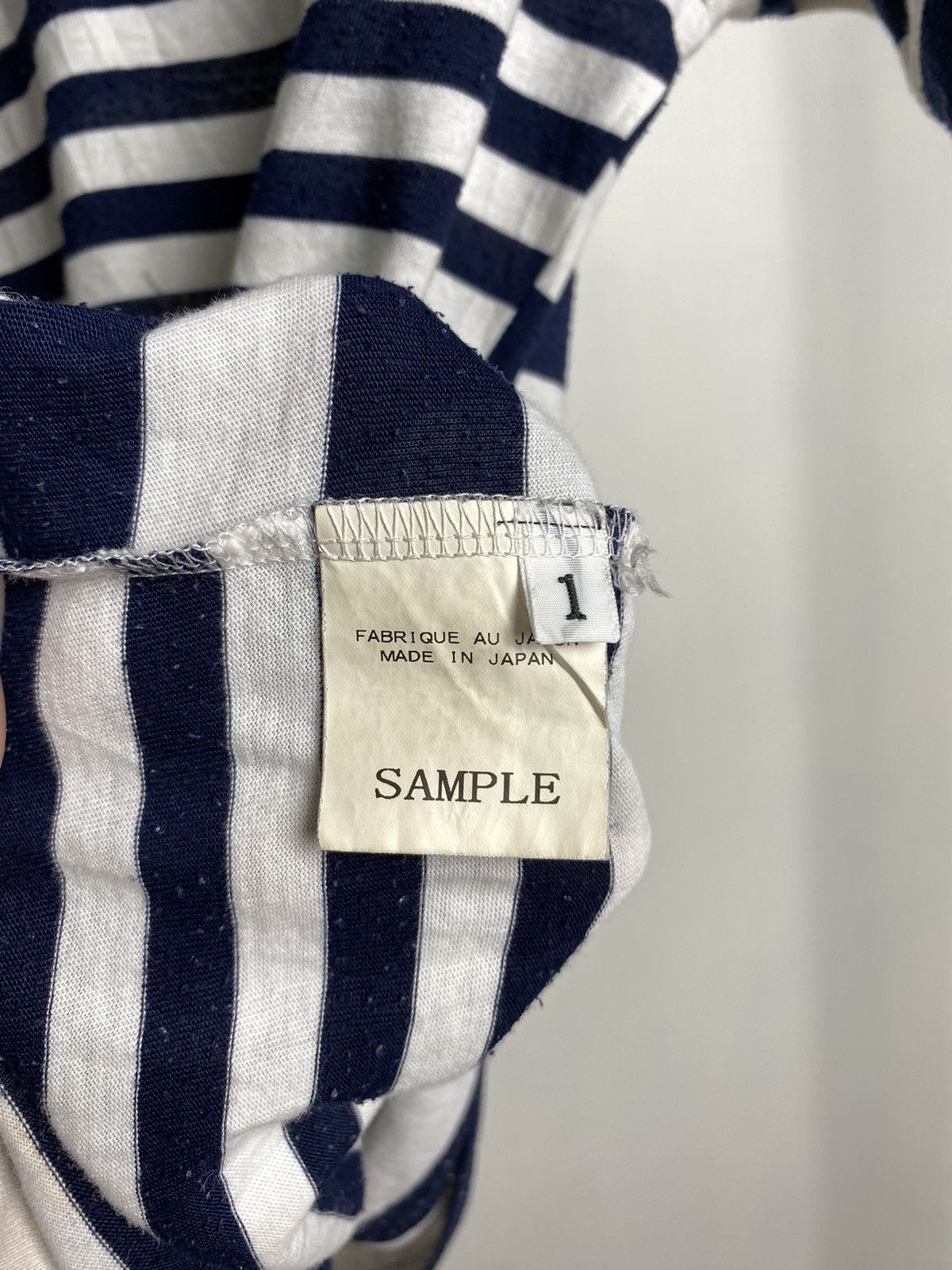 Y's × Y's for Men × Yohji Yamamoto Yohji Yamamoto Regulation Striped Sample Tshirt Size US M / EU 48-50 / 2 - 3 Thumbnail