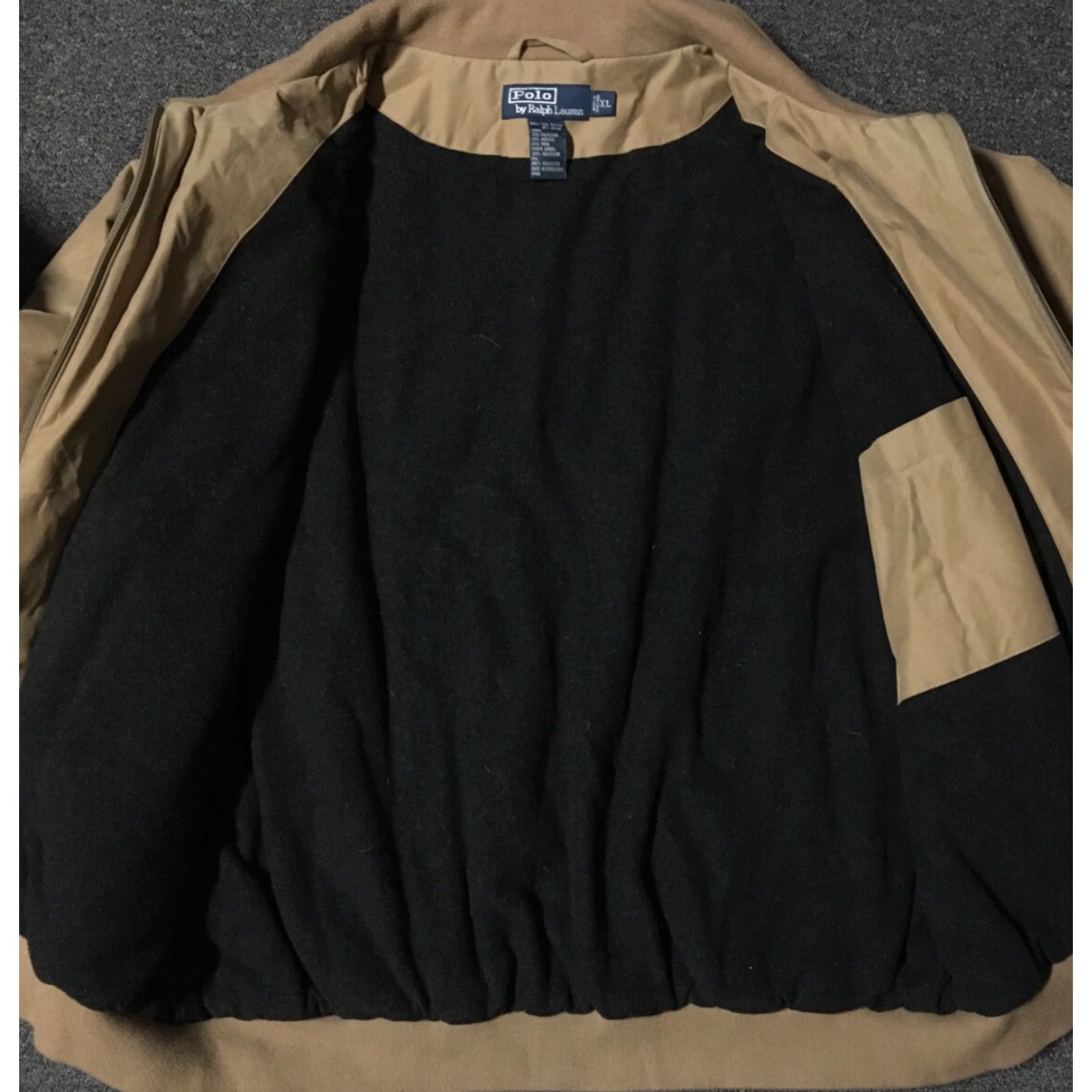 Polo Ralph Lauren VINTAGE Polo Ralph Lauren Jacket Shirt XL Insulated Windbreaker Beige 90s Navy Biker Nautical USA Mens Size US XL / EU 56 / 4 - 7 Thumbnail