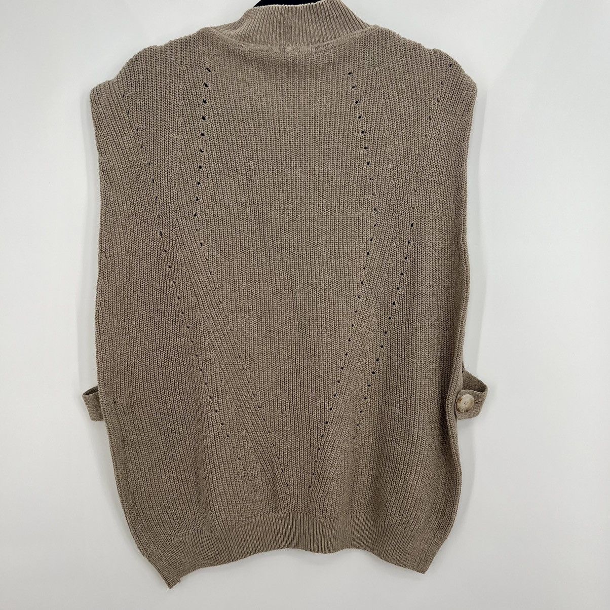 Anthropologie Anthropologie Pilcro Mock Layer Sweater Vest Knit Poncho Size L / US 10 / IT 46 - 3 Thumbnail