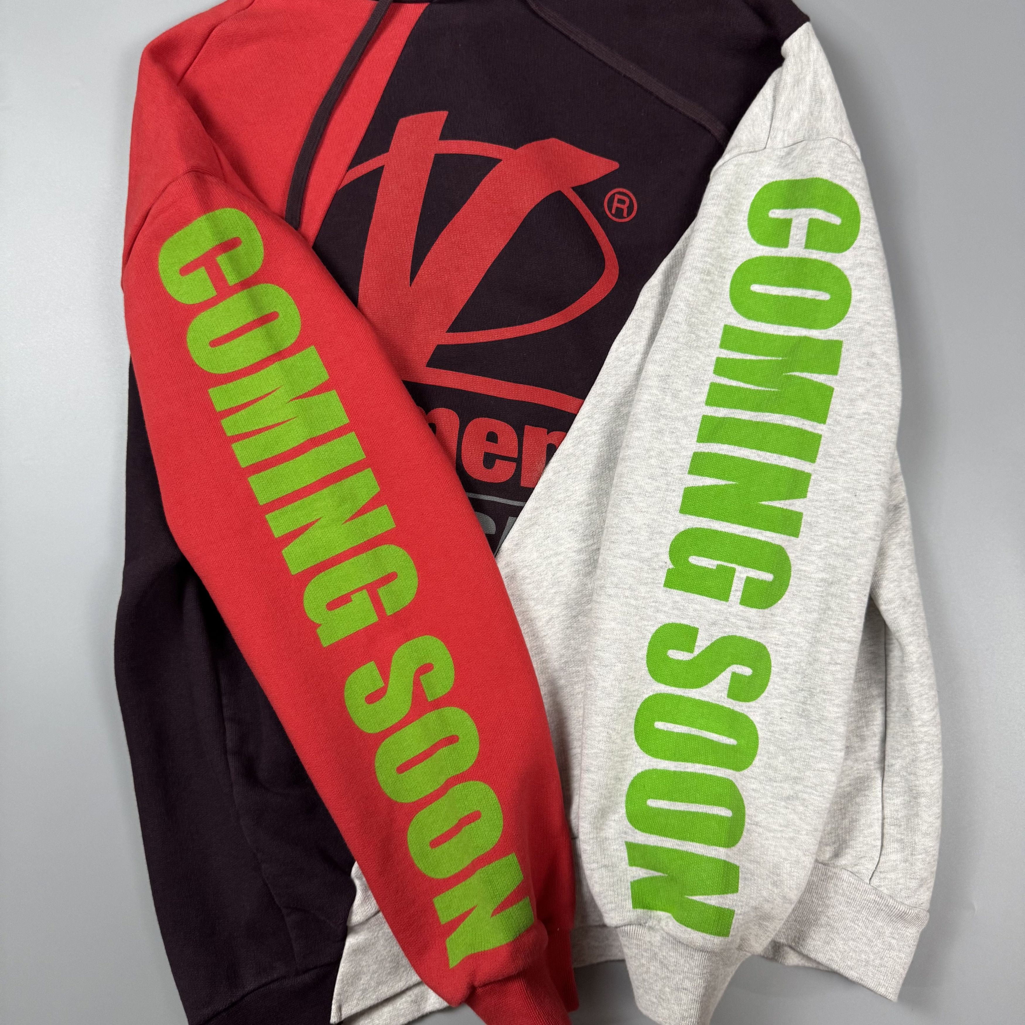 Vetements VETEMENTS SS18 CUT UP SPLIT ZURICH HOODIE Size US XS / EU 42 / 0 - 3 Thumbnail