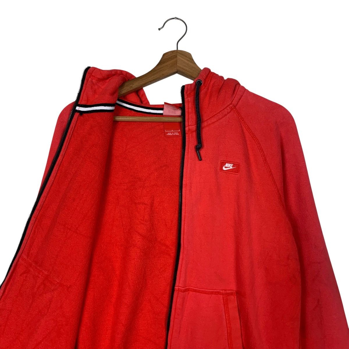 Nike NIKE Big Swoosh Logo Zipper Hoodie Sweatshirt #3616-C165 Size US L / EU 52-54 / 3 - 10 Thumbnail