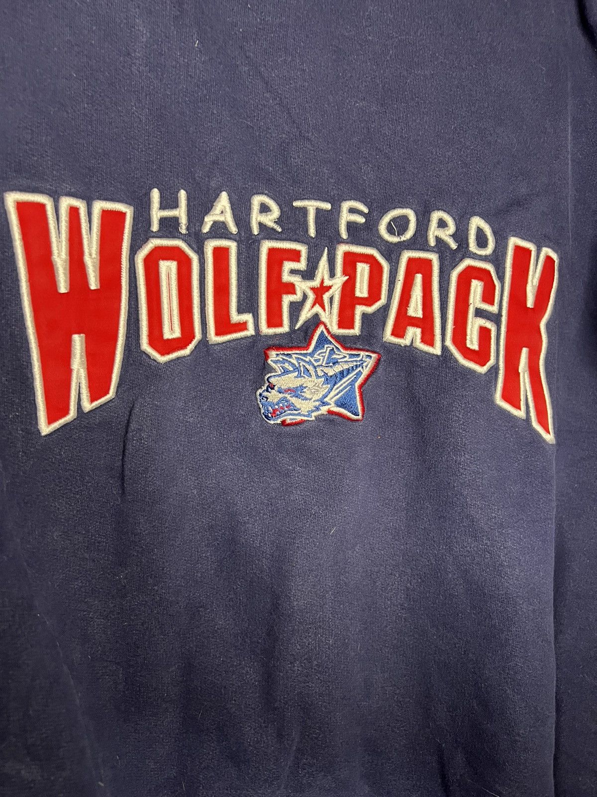 Vintage Vintage 90s Wolfpack Embroidered Long Sleeve Size US L / EU 52-54 / 3 - 3 Thumbnail