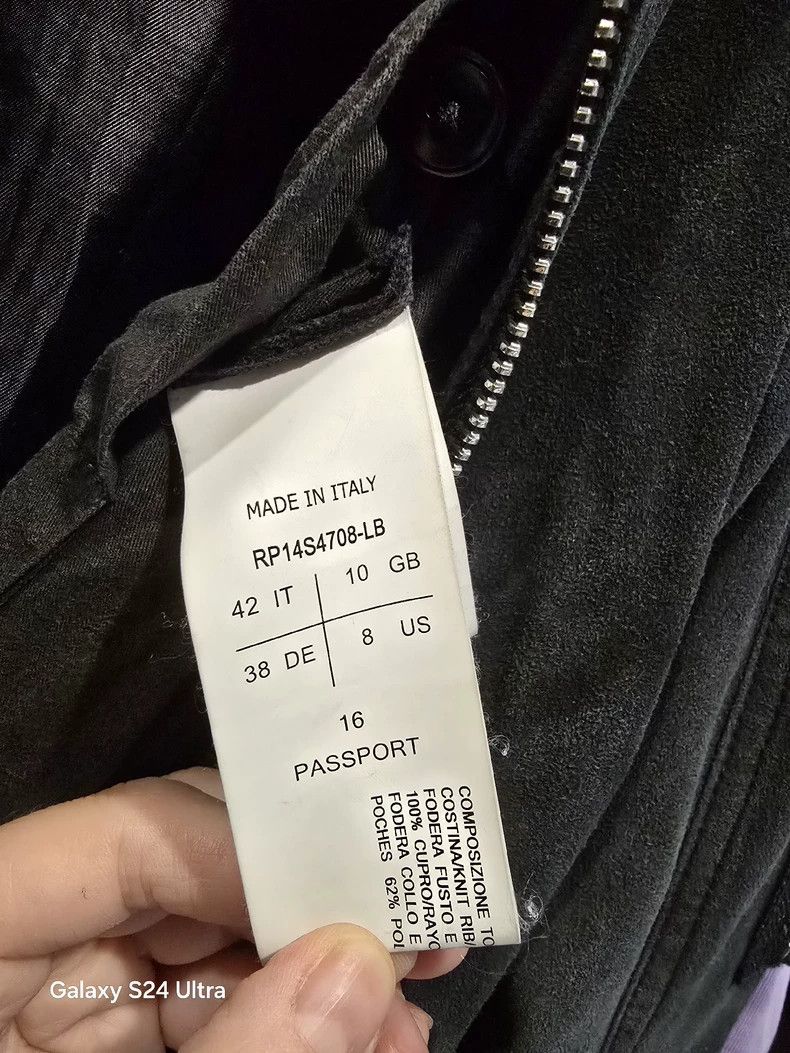 Rick Owens Rick owens size 8 Washed suede bomber jacket Size US M / EU 48-50 / 2 - 4 Thumbnail