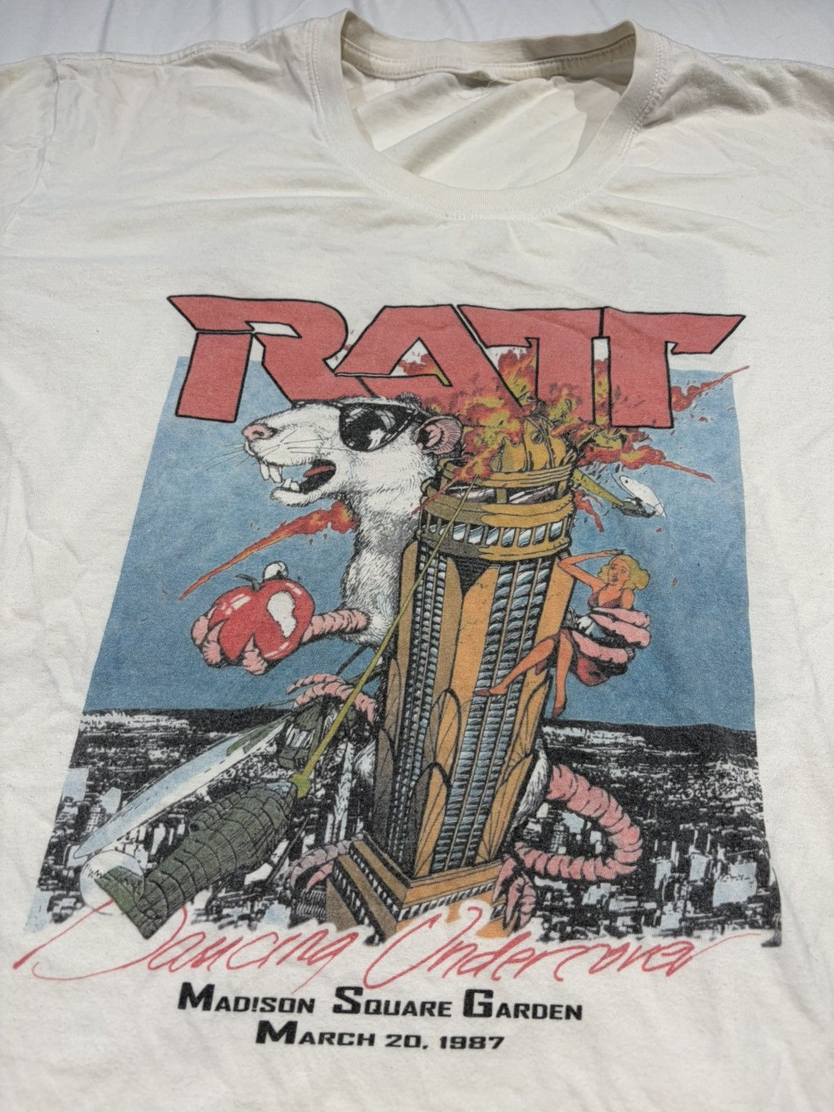 Vintage Vintage Ratt N Roll shirt Large Size US L / EU 52-54 / 3 - 2 Thumbnail