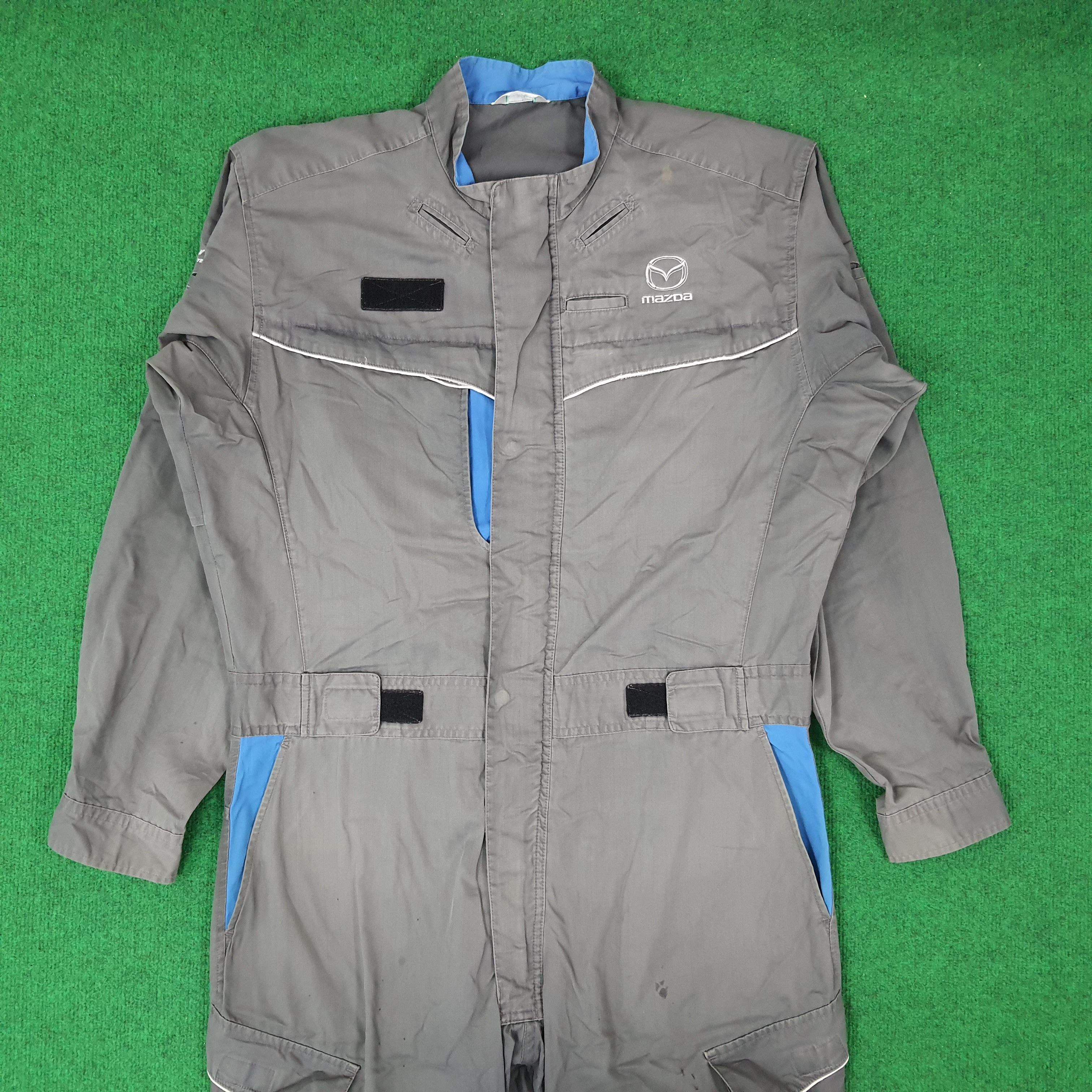 Other Vintage MAZDA Japan Motorsports Racing Coverall C240N6 Size US XL / EU 56 / 4 - 4 Thumbnail