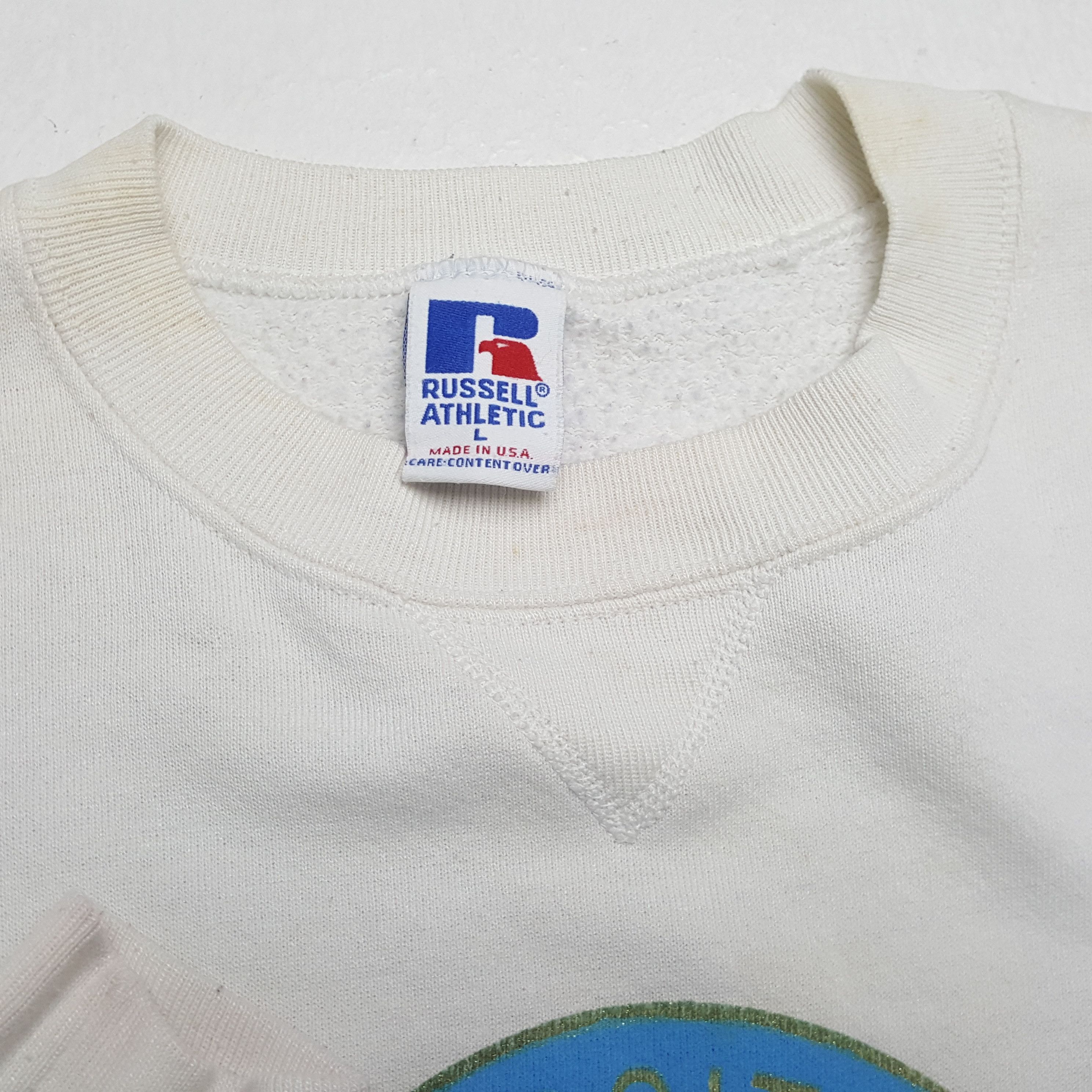 Carolina Herrera × Vintage Vintage 90's UNIVERSITY OF NORTH CAROLINA Promo Sweatshirt Size US L / EU 52-54 / 3 - 9 Thumbnail
