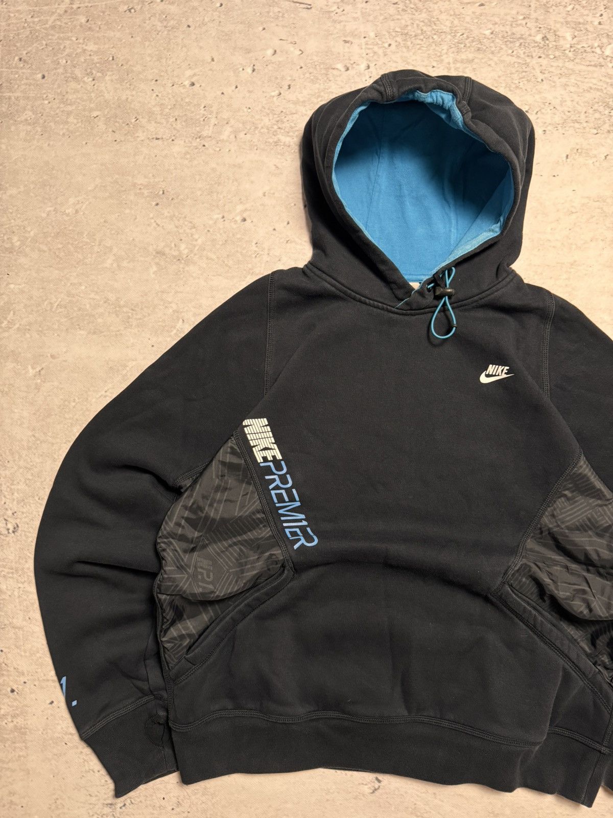 Nike × Vintage NIKE VINTAGE CENTER LOGO OVERSIZE BOXY HOODIE Size US M / EU 48-50 / 2 - 2 Thumbnail