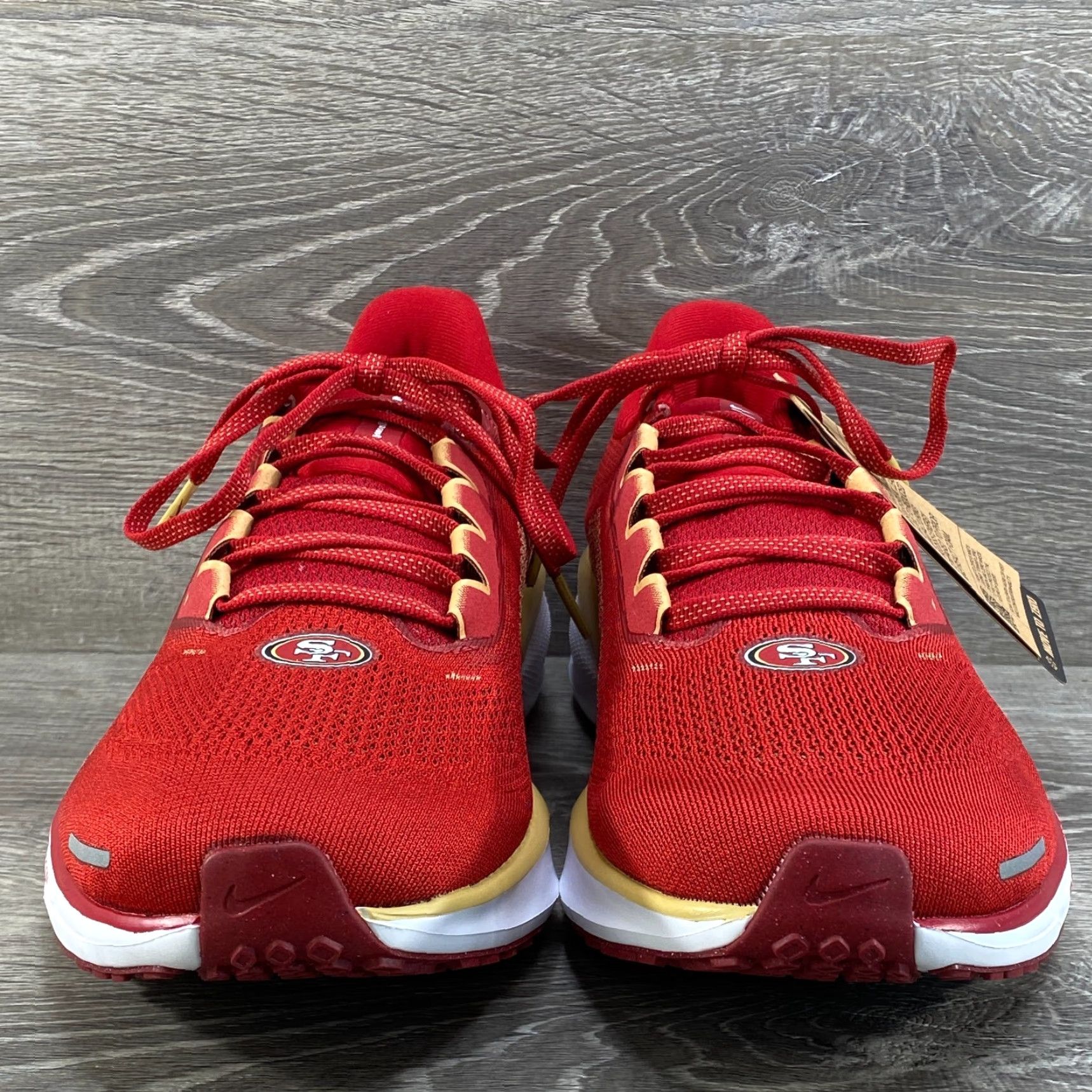 Nike Nike Air Zoom Pegasus 41 Mens 11.5 San Francisco 49ers Red NFL Football Shoe NEW Size US 11 / EU 44 - 4 Thumbnail