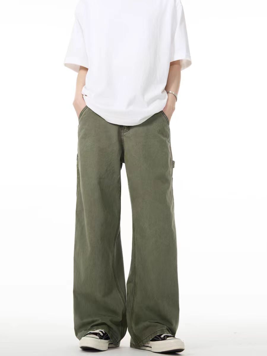 Japanese Brand × Vintage Green High Street Vintage Loose Jeans Size US 30 / EU 46 - 3 Thumbnail
