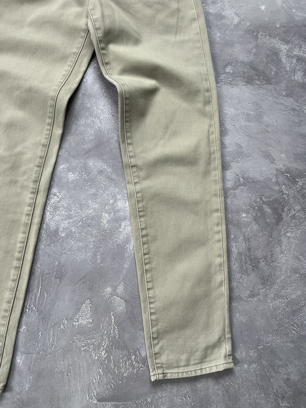 Levi's Crazy Vintage 90s Levis Jeans 432 Denim Pants Beige 29x32 Size 29" - 4 Thumbnail