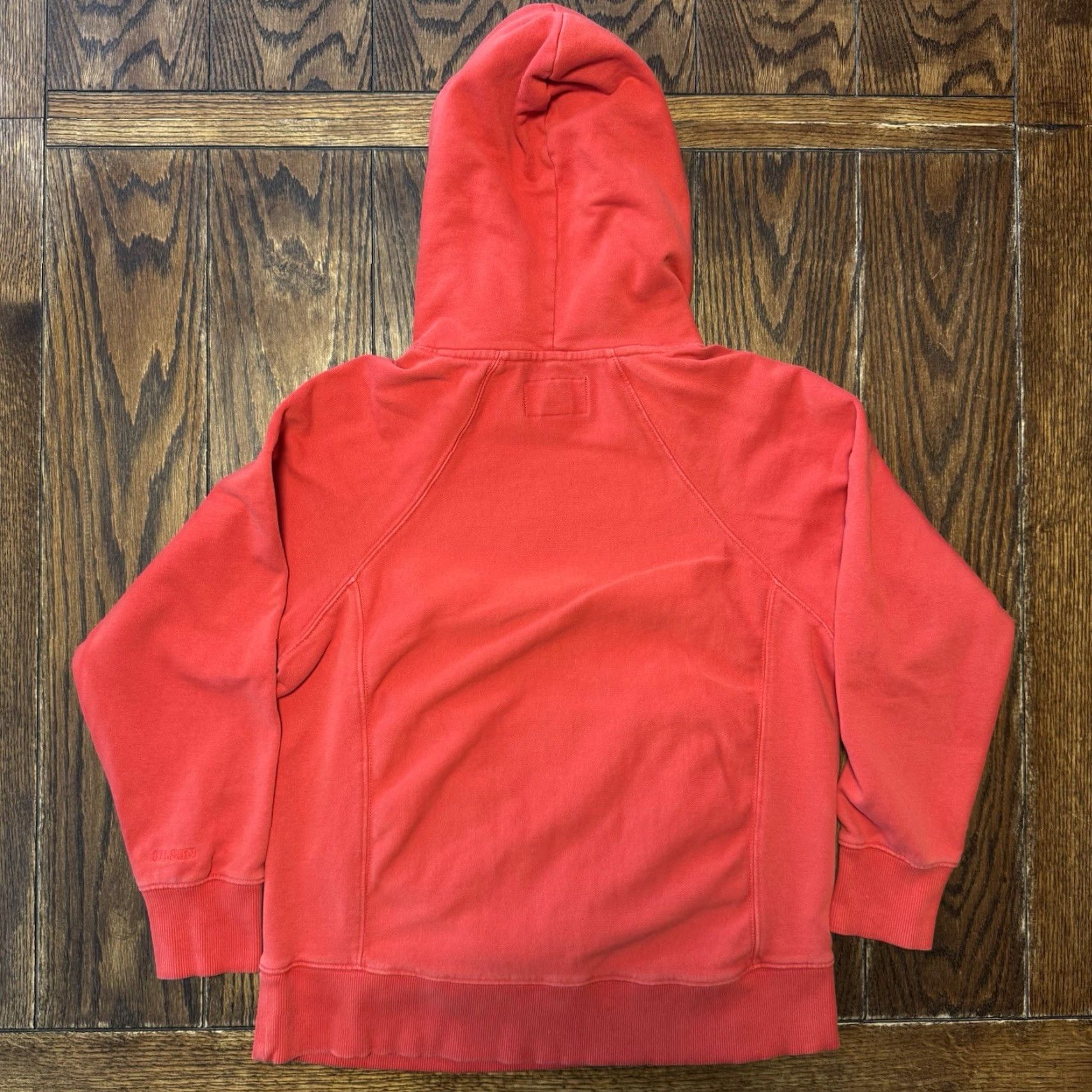 Filson Filson Hoodie Womens Medium Red Pullover Hooded Sweatshirt Cotton Blend Pocket Sweater Size M / US 6-8 / IT 42-44 - 7 Thumbnail